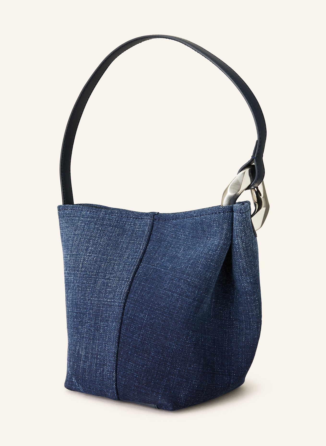 JW ANDERSON Schultertasche THE JWA CORNER SMALL: DUNKELBLAU