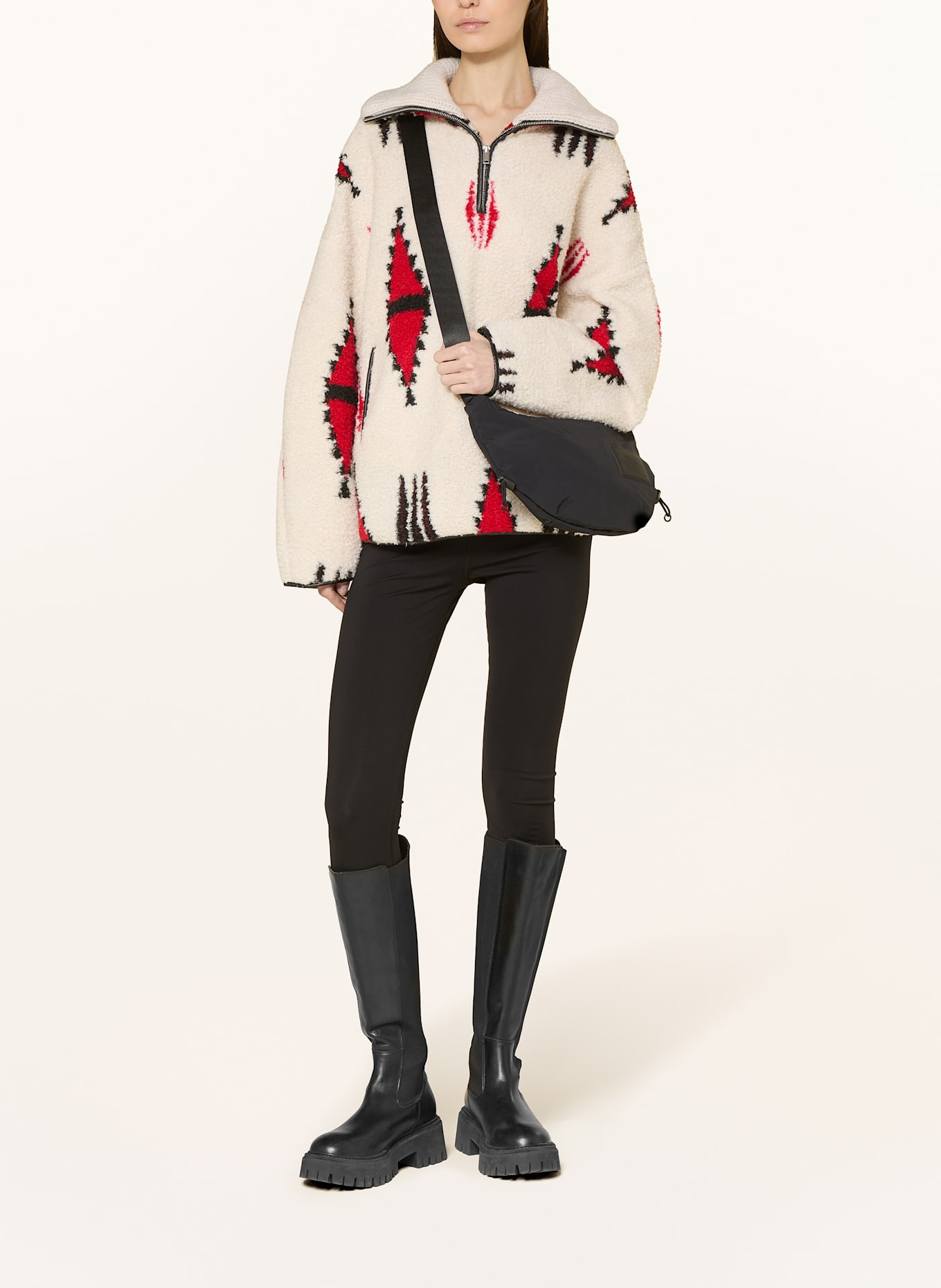 THE NORTH FACE Umhängetasche NEVER STOP: SCHWARZ