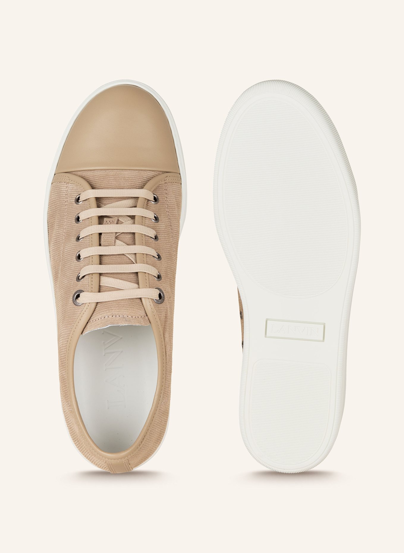 LANVIN Sneaker: HELLBRAUN