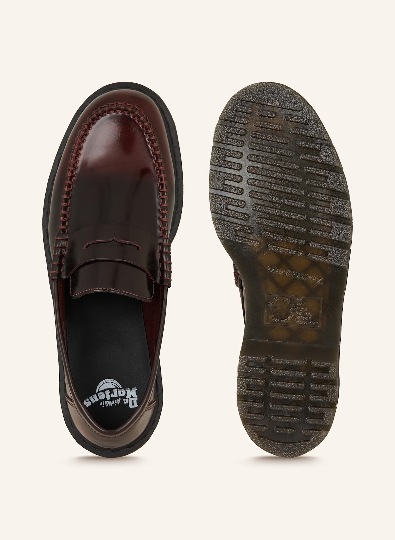 Herren Halbschuhe Dr Martens Halbschuhe Rot Martens Penny-Loafer