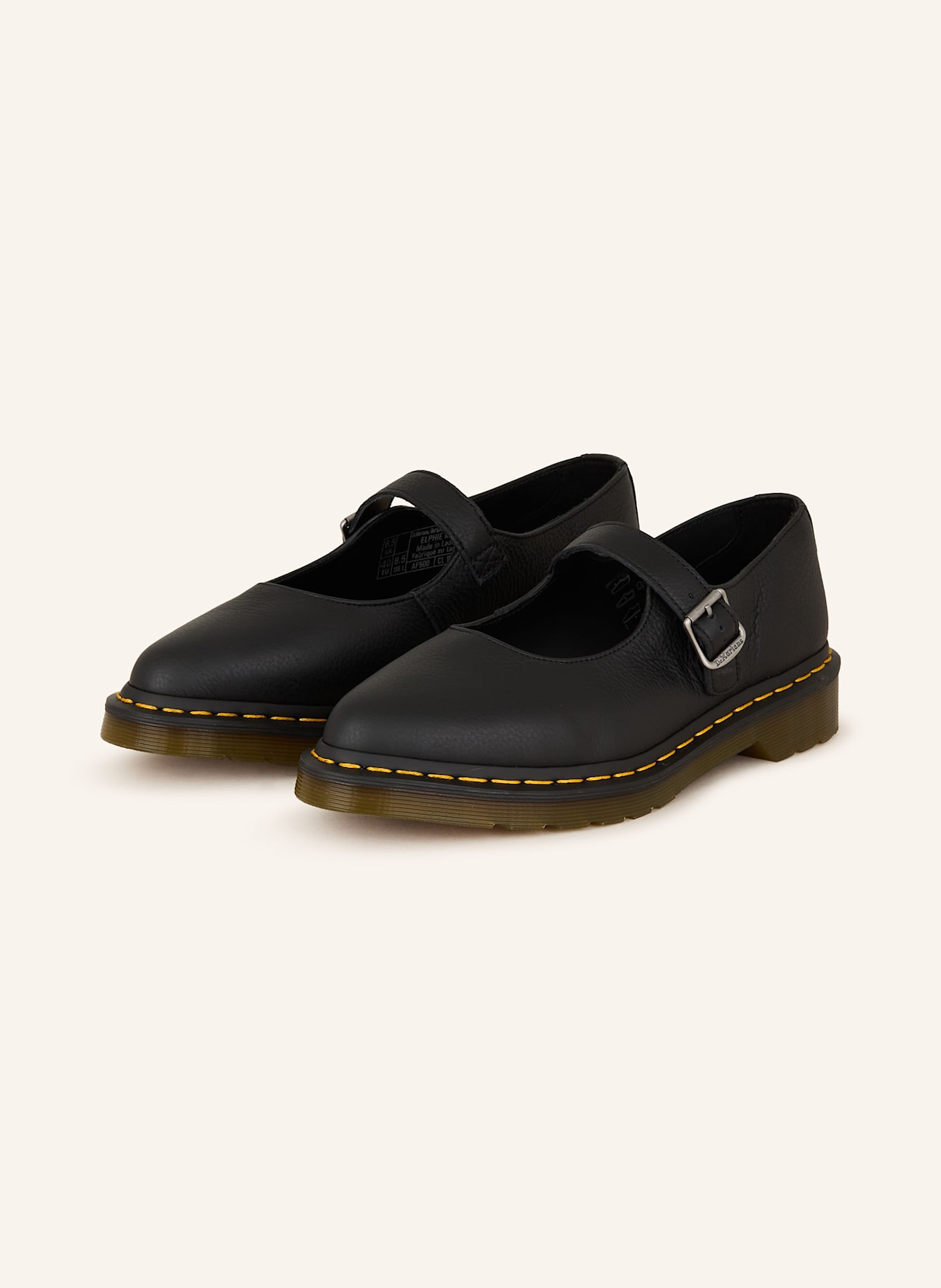 Dr. Martens Mary-Jane-Ballerinas ELPHIE: SCHWARZ