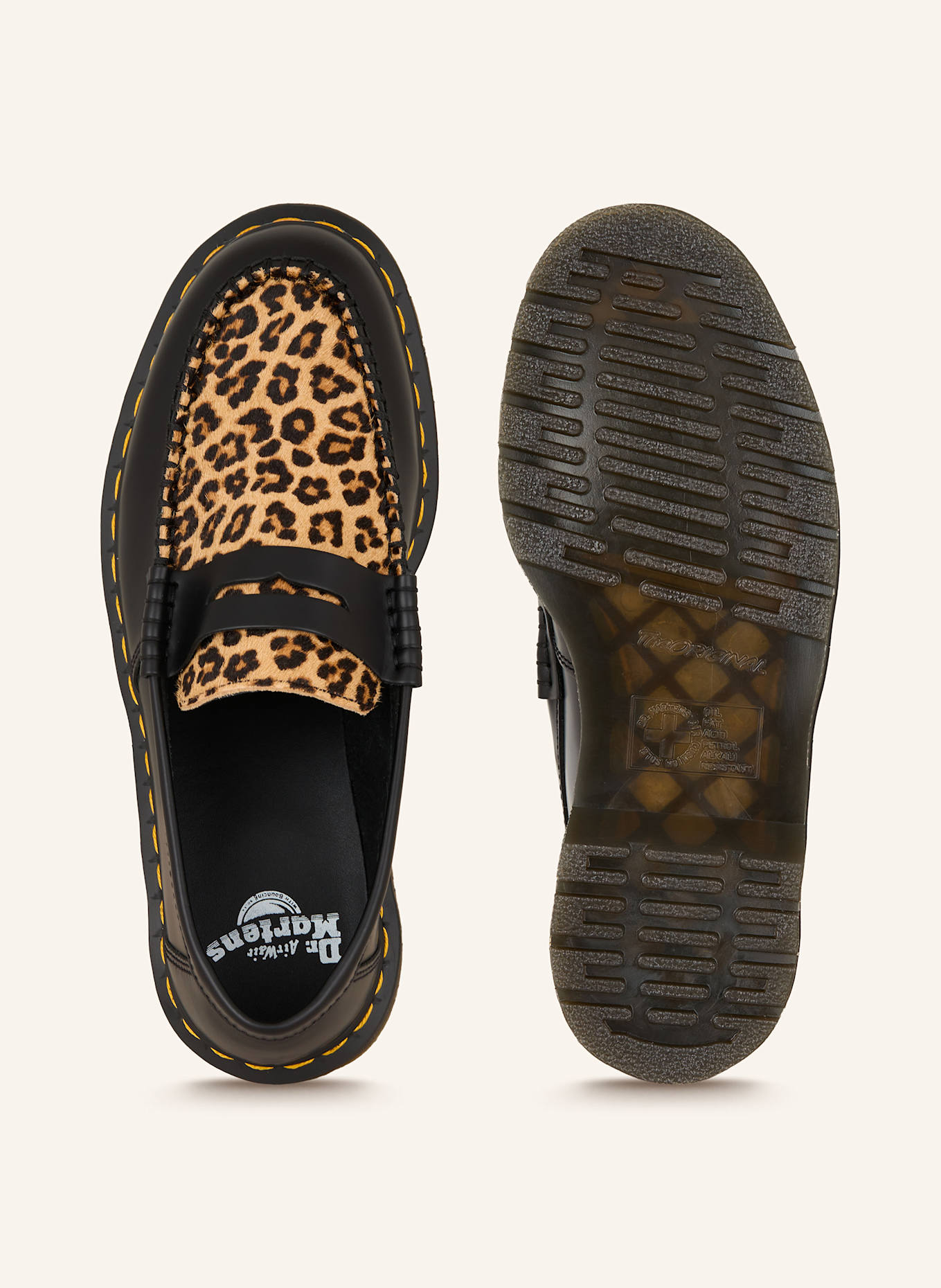 Dr. Martens Penny loafers PENTON: BLACK/ BEIGE