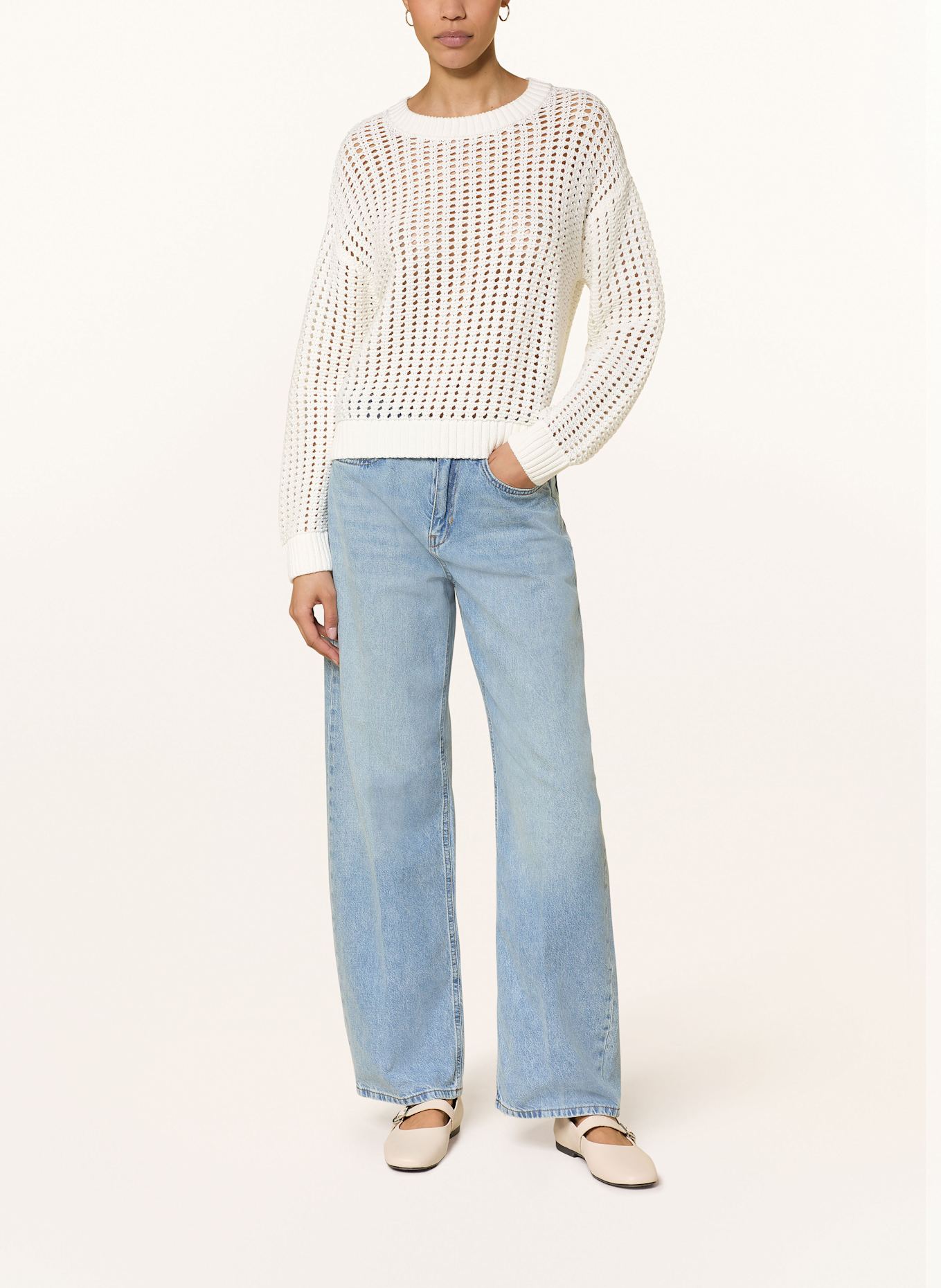 TRUE RELIGION Pullover AVA: WEISS