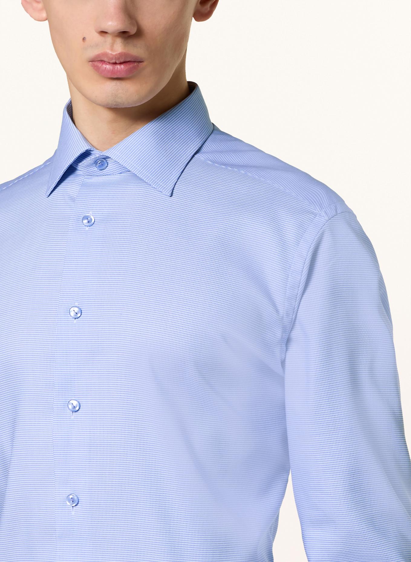 ETON Košile Slim Fit: MODRÁ / BÍLÁ