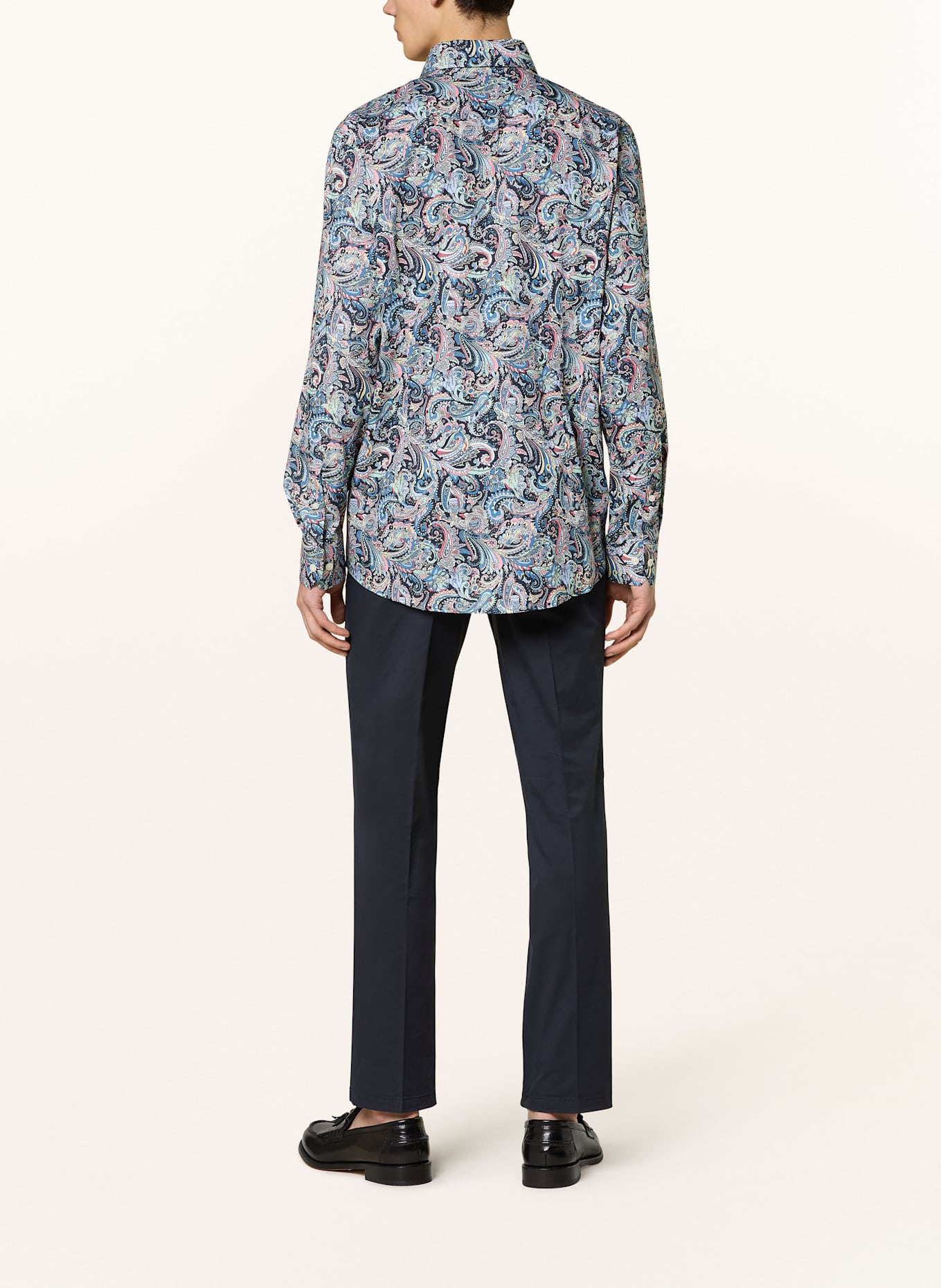 ETON Koszula regular fit: GRANATOWY / JASNOCZERWONY / JASNOZIELONY