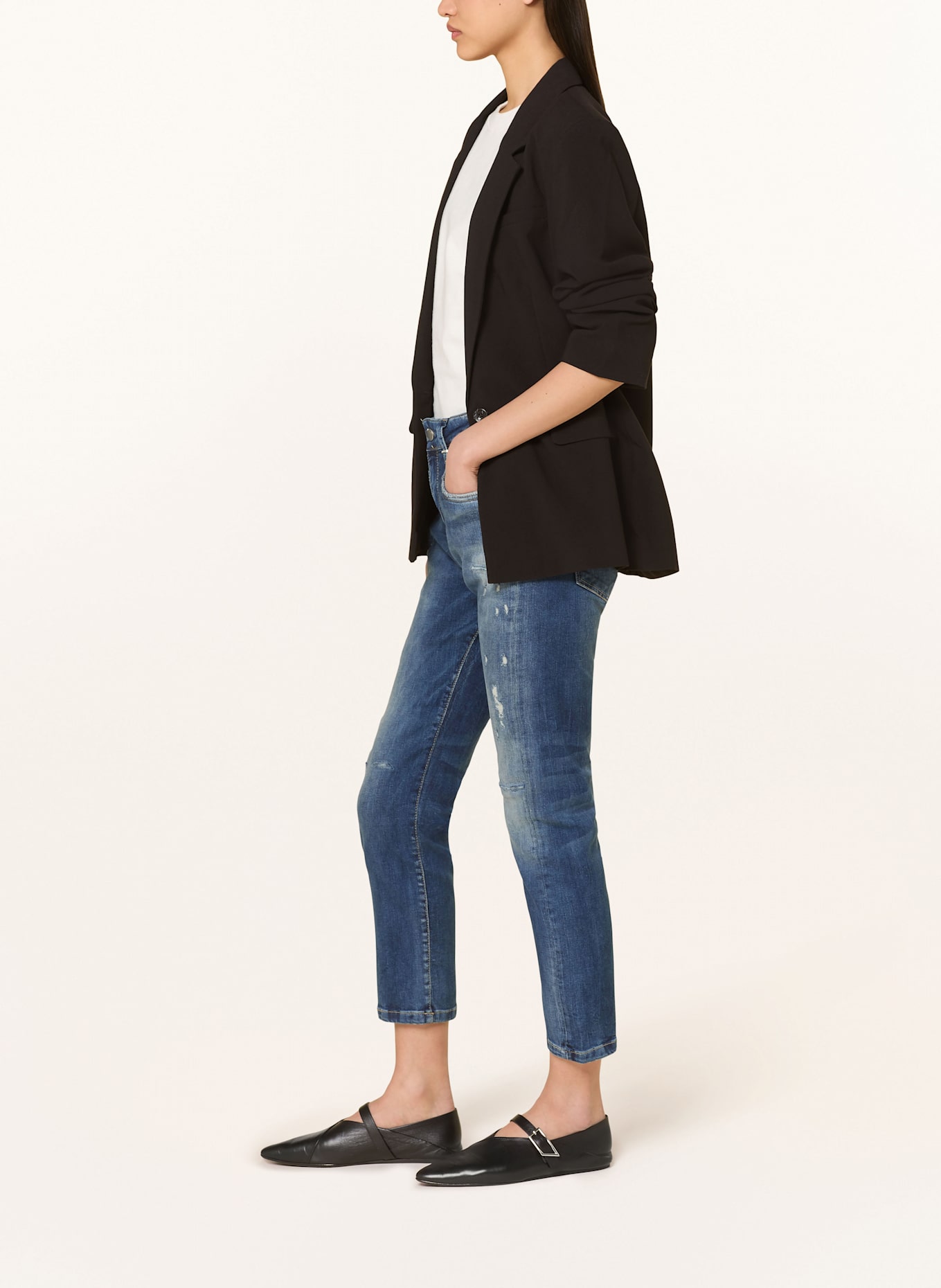 ELIAS RUMELIS Boyfriend Jeans LEONA: 582 Queen-blue