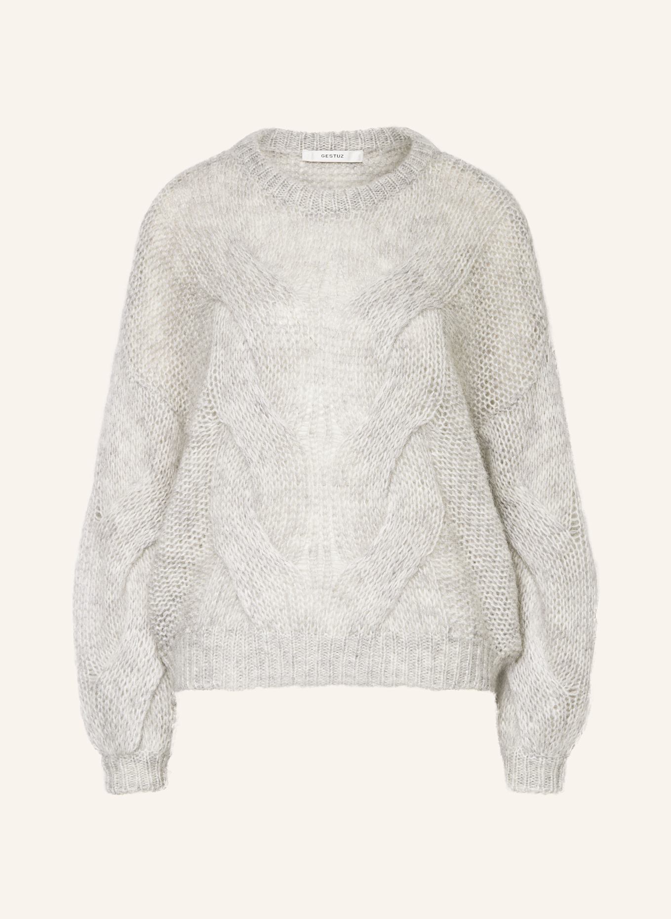 GESTUZ ZENIAGZ sweater with mohair: LIGHT GRAY