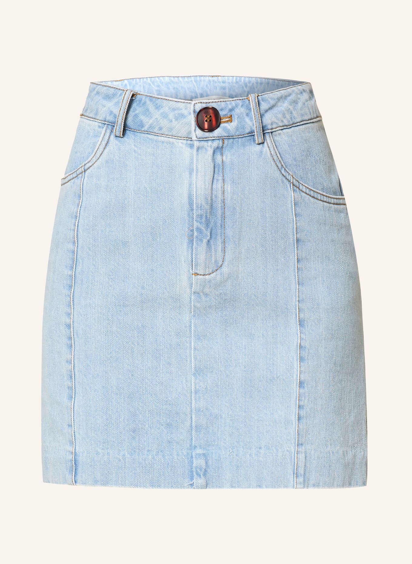 GESTUZ Jeansrock VELLAGZ: 104611 Light blue washed