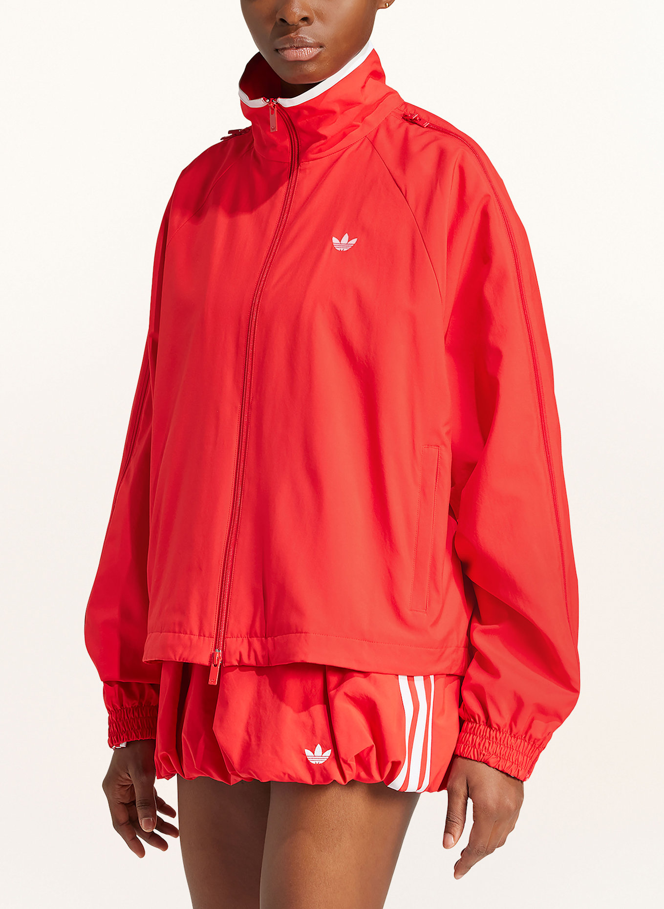 adidas Originals Trainingsjacke ADILENIUM SEASON 3 ZIP: ROT/ WEISS