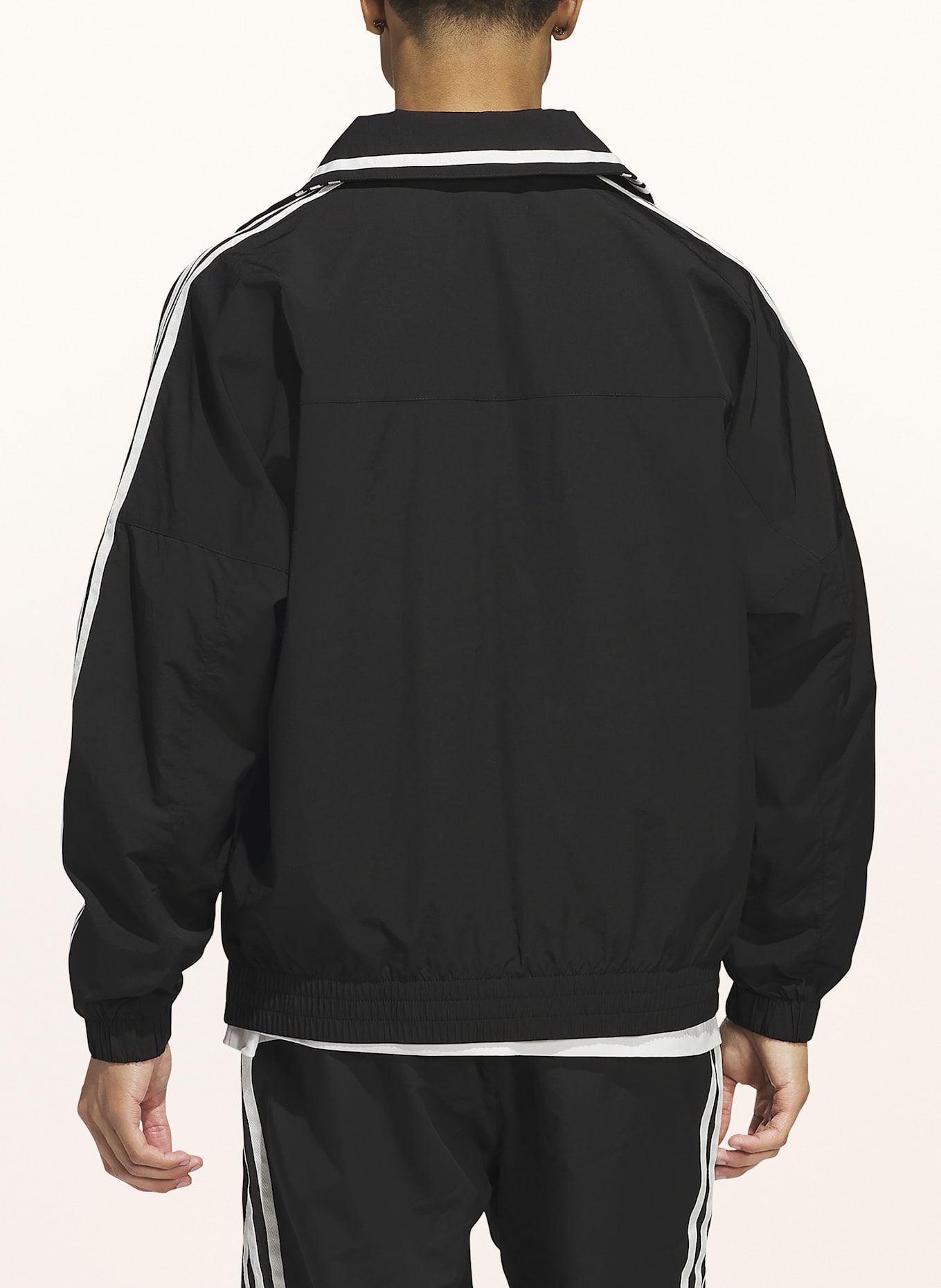 adidas Originals BASKETBALL SHELL training jacket in black