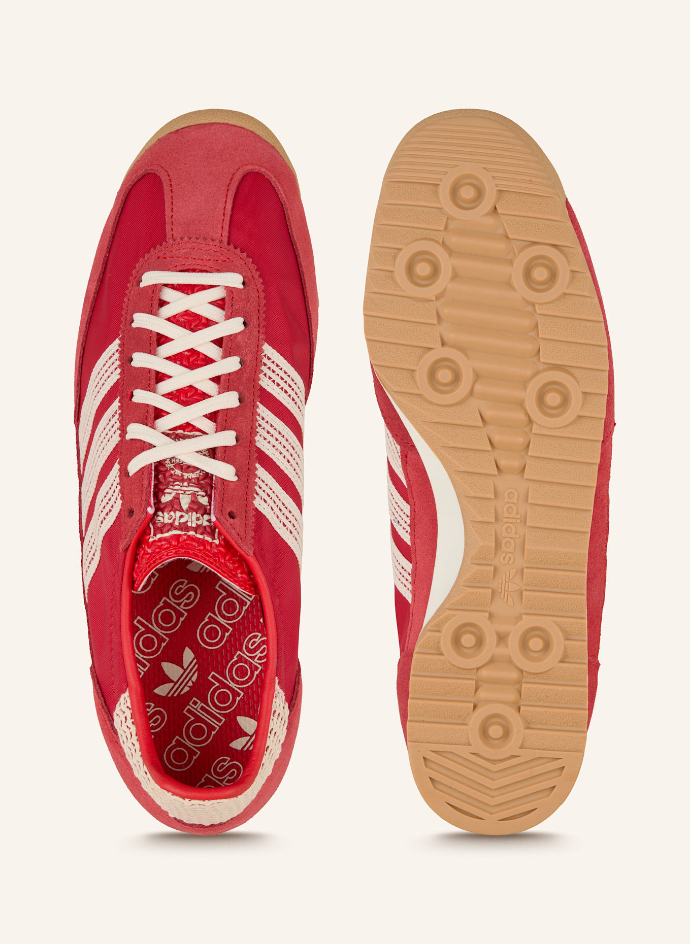 adidas Originals Sneaker SL 72 OG: ROT/ ECRU/ HELLBRAUN