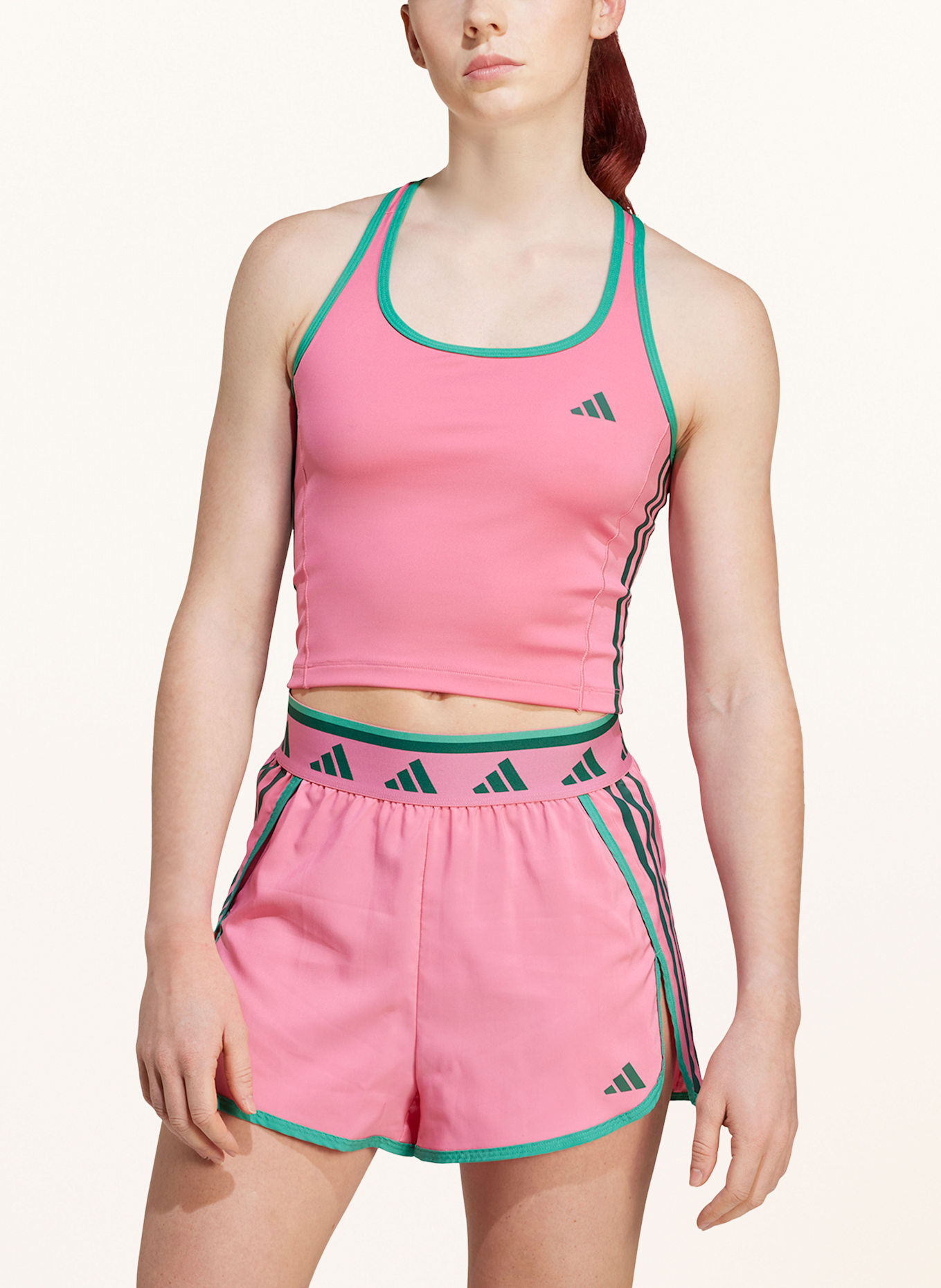 adidas Cropped-Top HYPERGLAM COLOR POP: PINK/ GRÜN