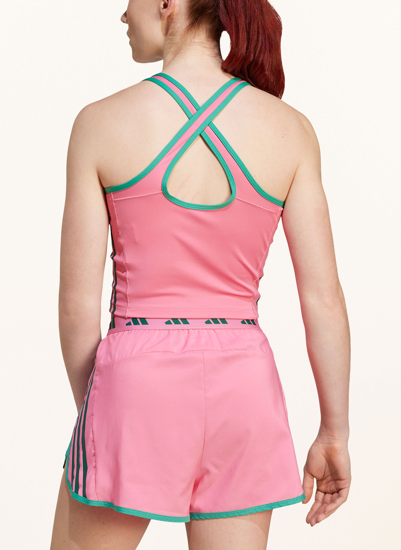 adidas Cropped-Top HYPERGLAM COLOR POP: PINK/ GRÜN