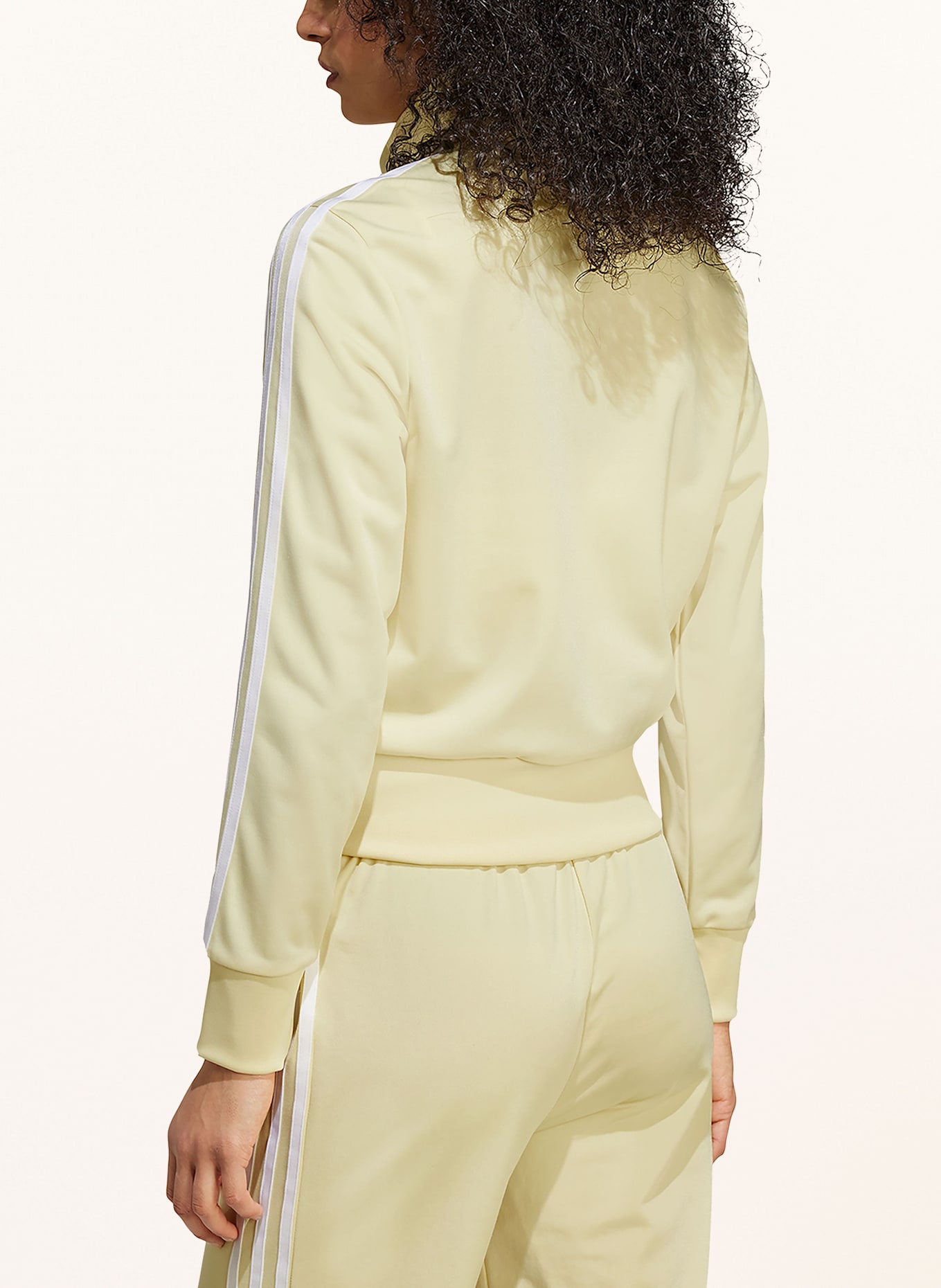adidas Originals FIREBIRD CLASSIC TRACK TOP: LIGHT YELLOW / WHITE