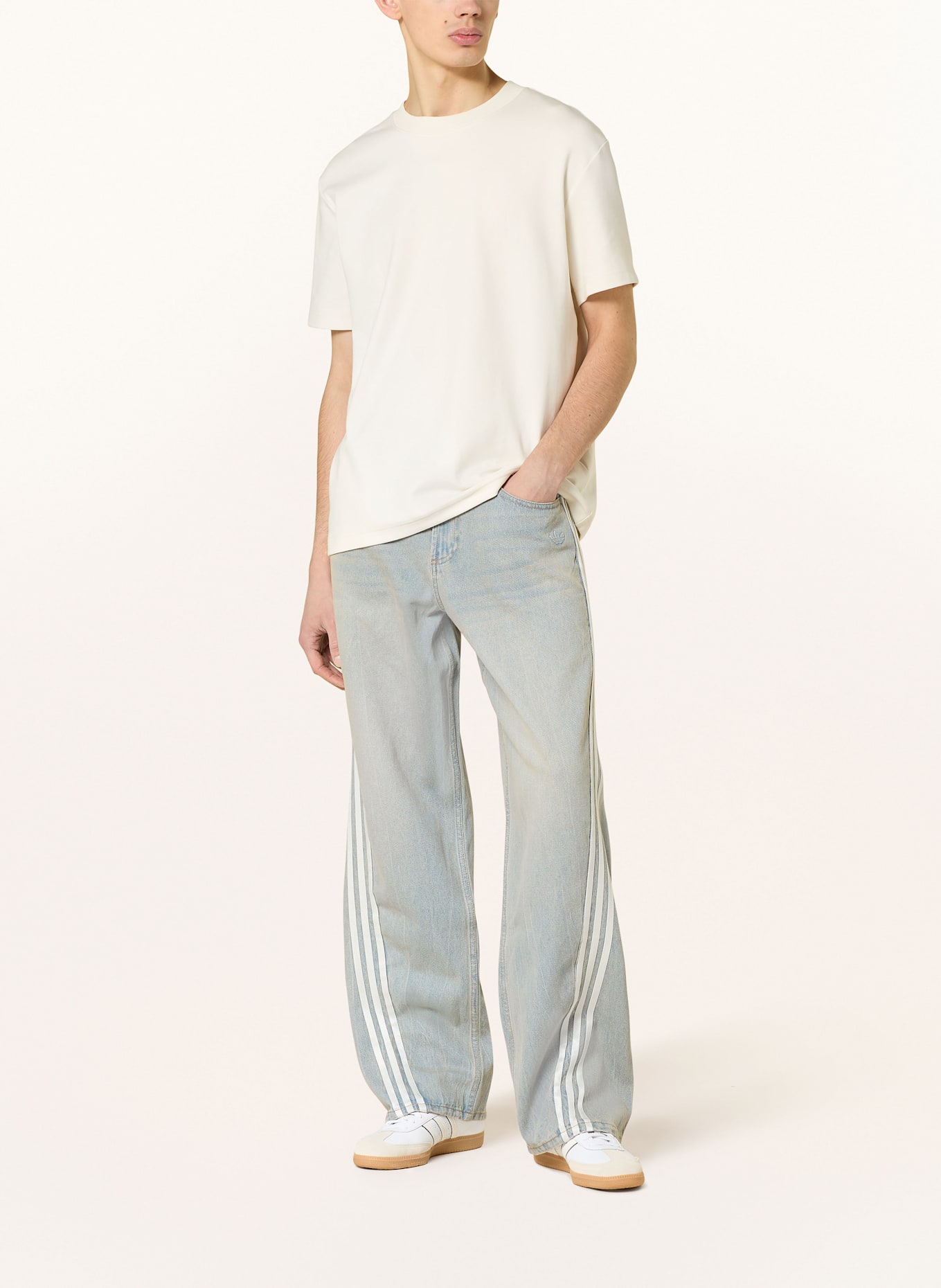 ☆人気【ADIDAS】☆ADILENIUM SEASON 3 LOOSE FIT DENIM PANTS☆ adidas Originals Jeansy ADILENIUM SEASON 3 LOOSE FIT DENIM