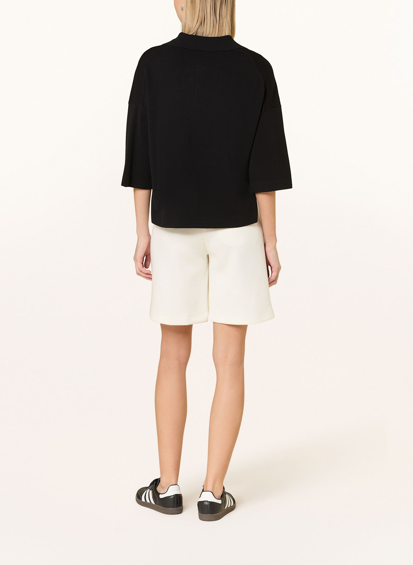 adidas Originals Shorts ADIDAS ORIGINALS WIDE LEG BERMUDA SHORT: WEISS