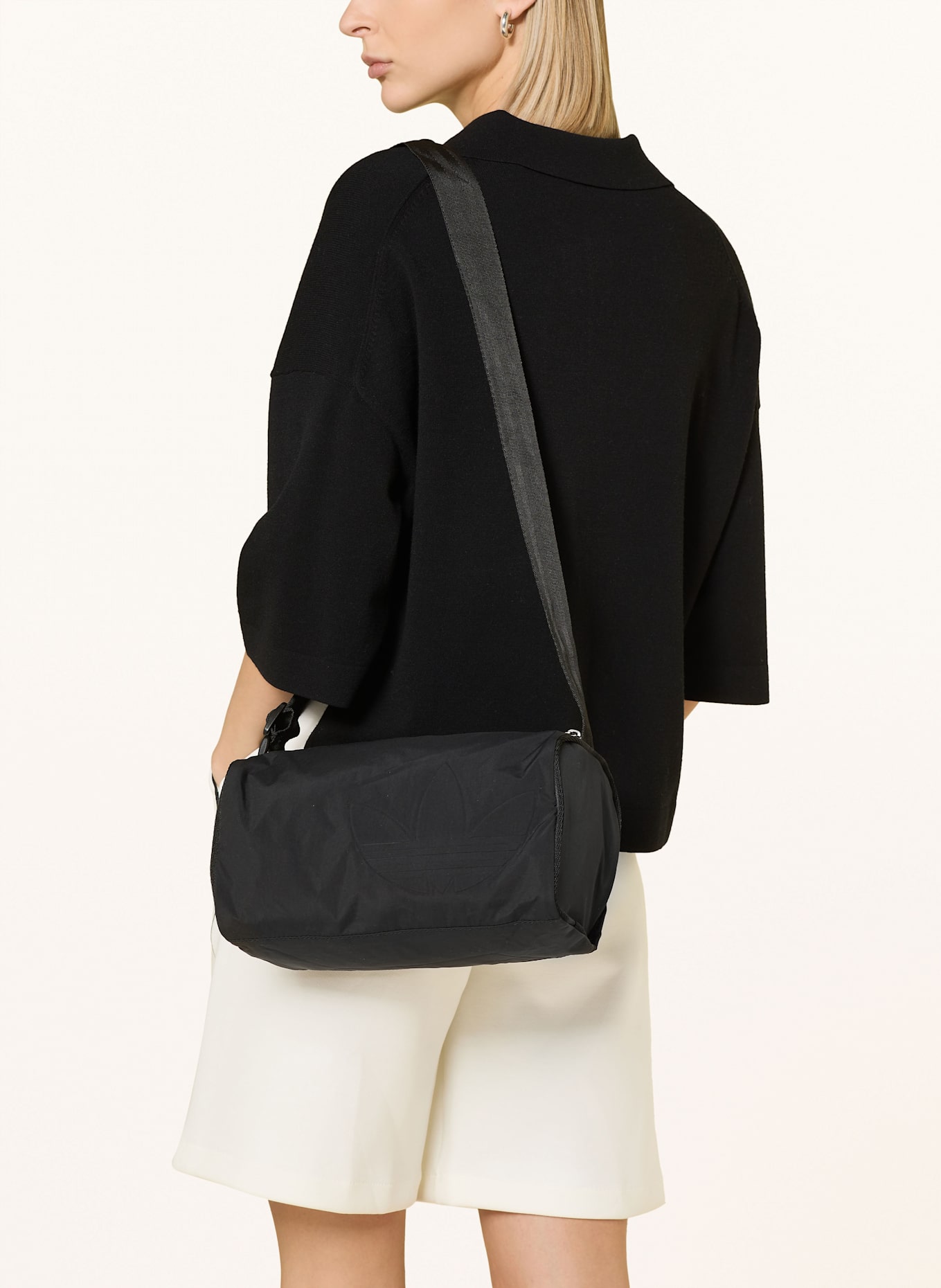 adidas Originals Torba na ramię MINI DUFFLE: CZARNY