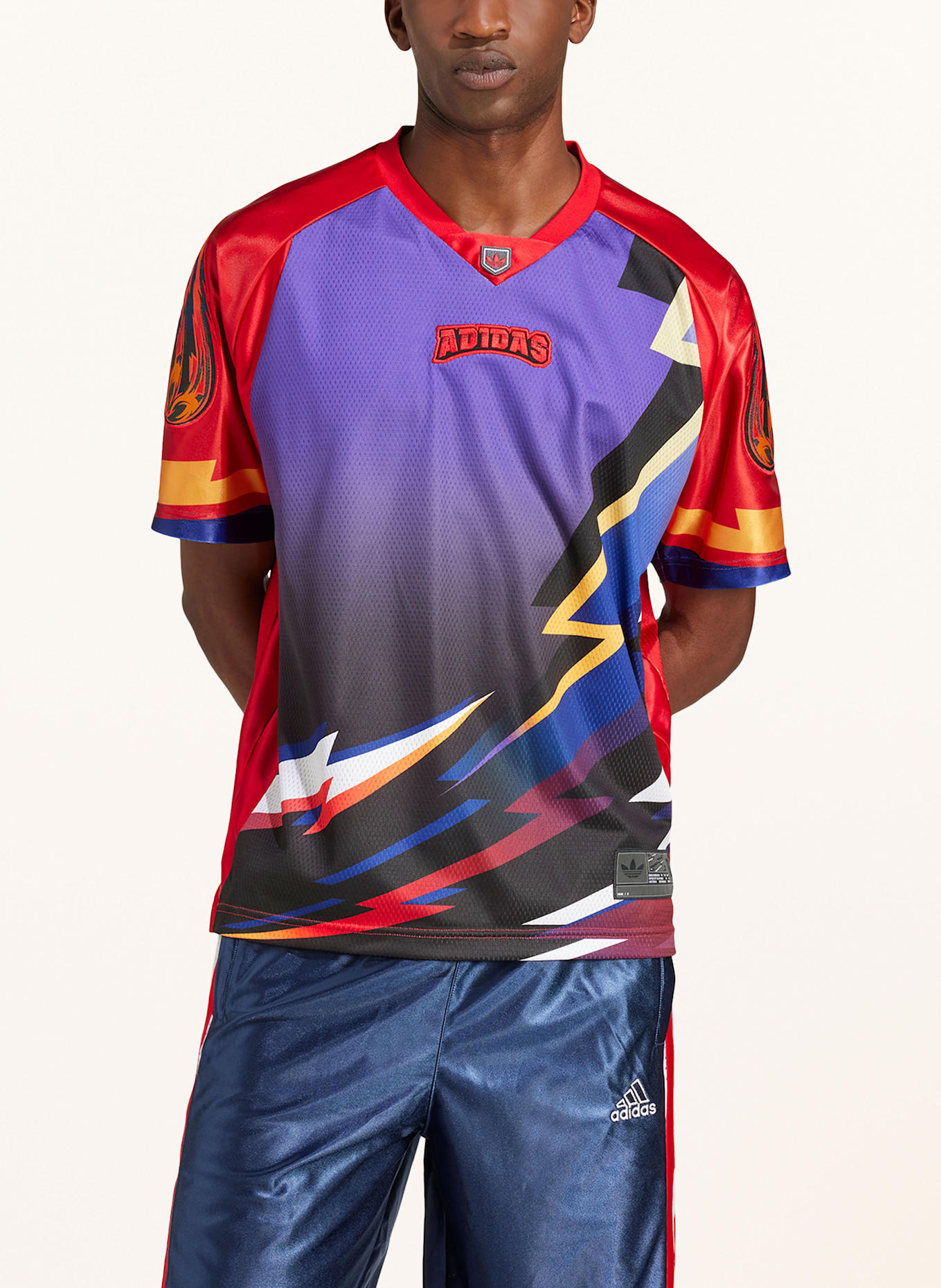 adidas Originals T-Shirt ADILENIUM SEASON 3 TEAM JERSEY: ROT / LILA / WEISS