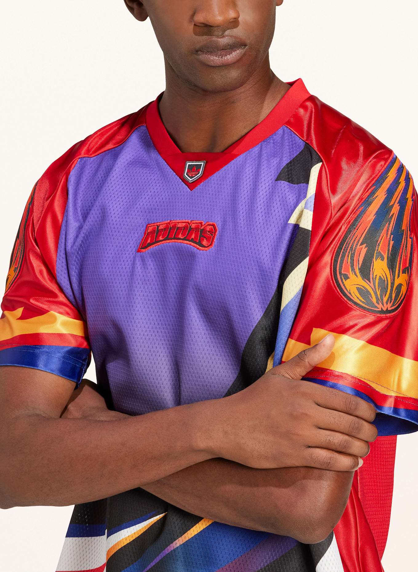 adidas Originals T-Shirt ADILENIUM SEASON 3 TEAM JERSEY: ROT / LILA / WEISS