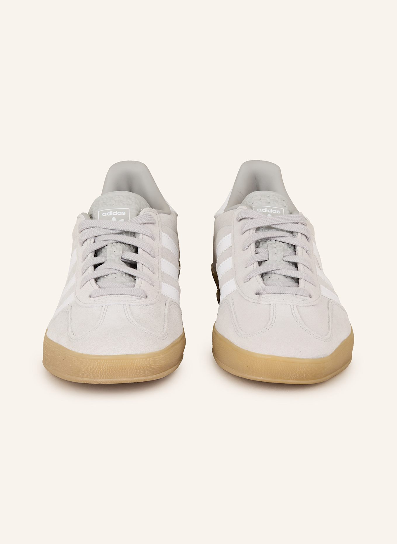 adidas Originals Sneaker GAZELLE INDOOR: HELLGRAU/ WEISS