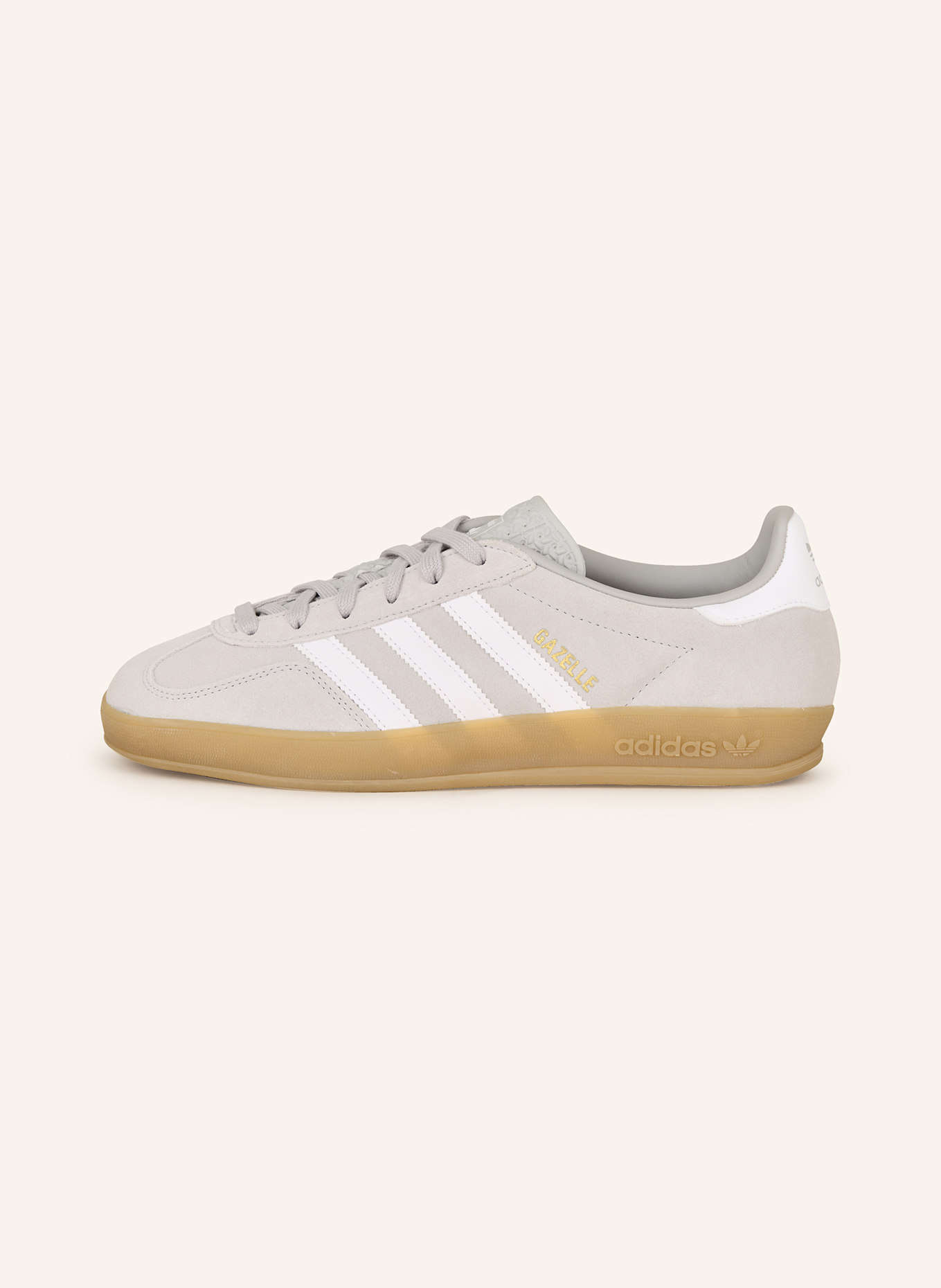 adidas Originals Sneaker GAZELLE INDOOR: HELLGRAU/ WEISS