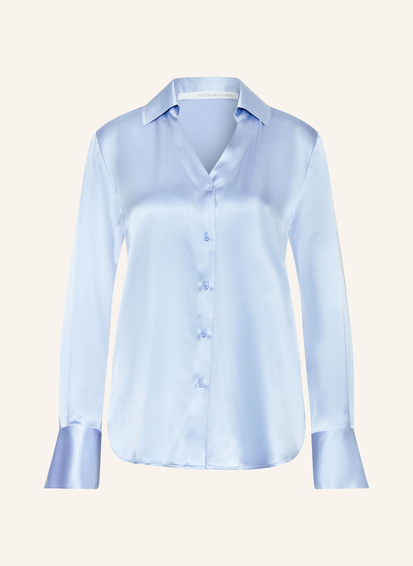 HERZEN'S ANGELEGENHEIT Sweater: CREAM / LIGHT BLUE