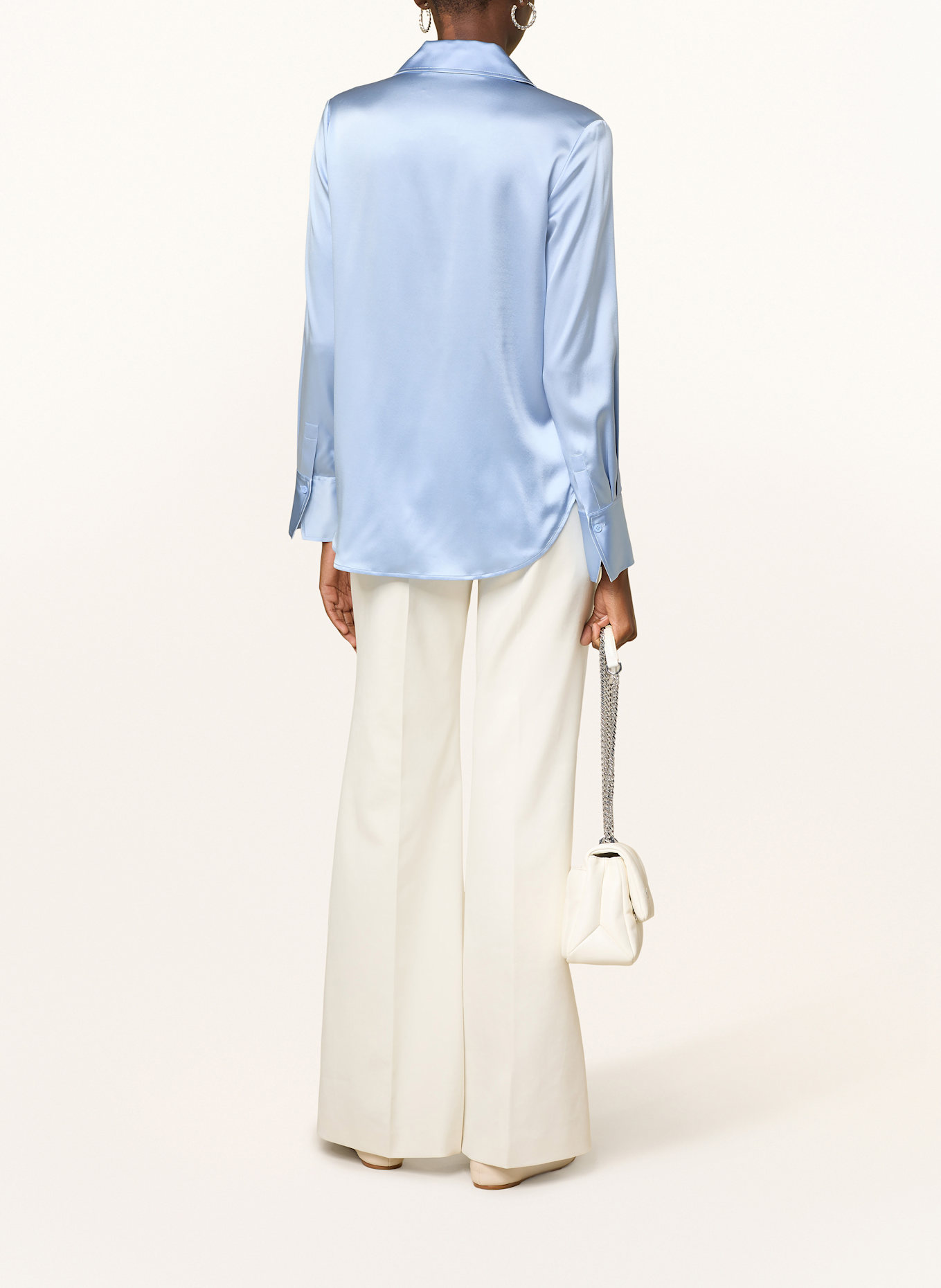 HERZEN'S ANGELEGENHEIT Sweater: CREAM / LIGHT BLUE