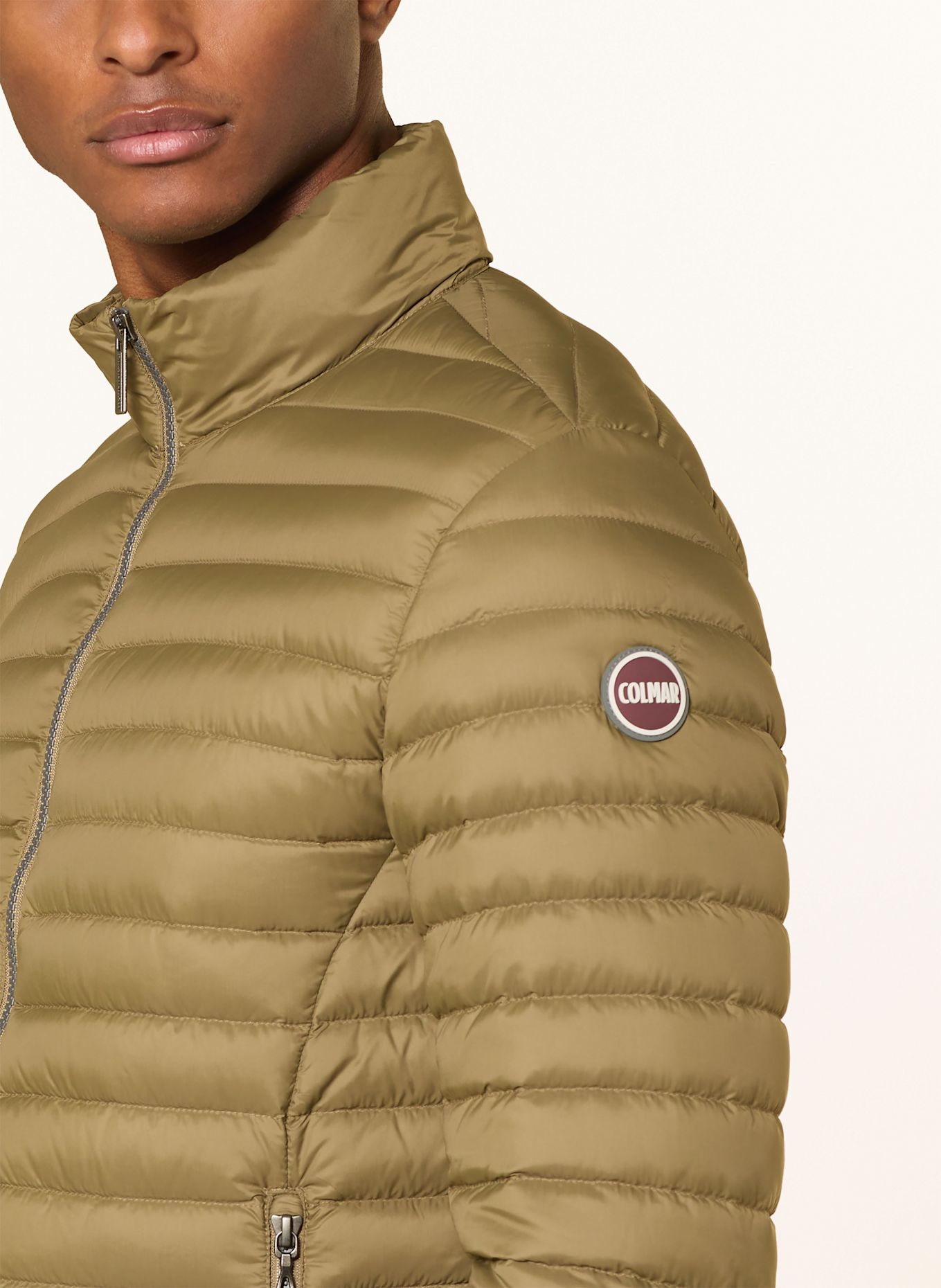 COLMAR Lightweight down jacket: KHAKI