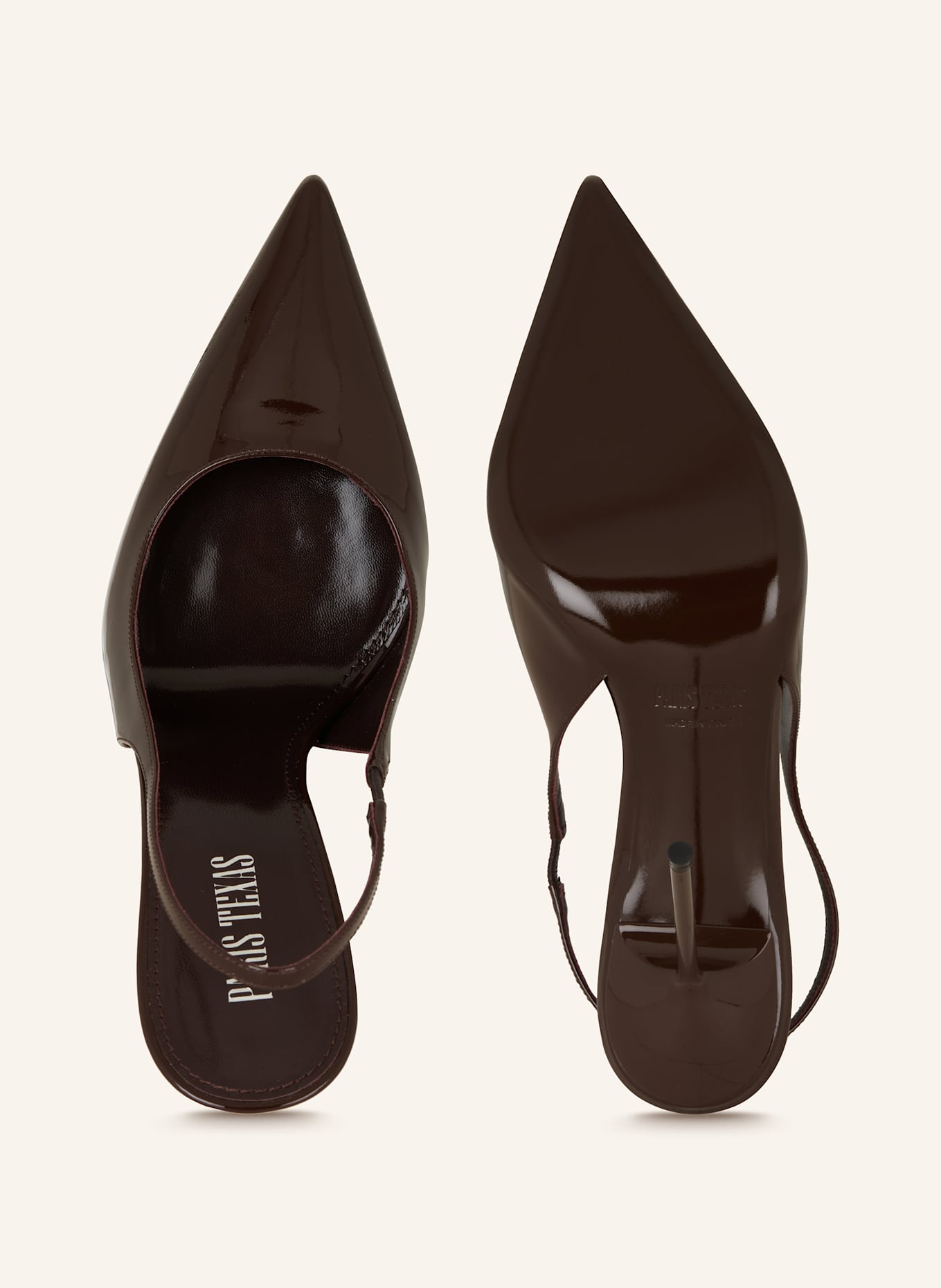 PARIS TEXAS Slingpumps LIDIA: DUNKELBRAUN