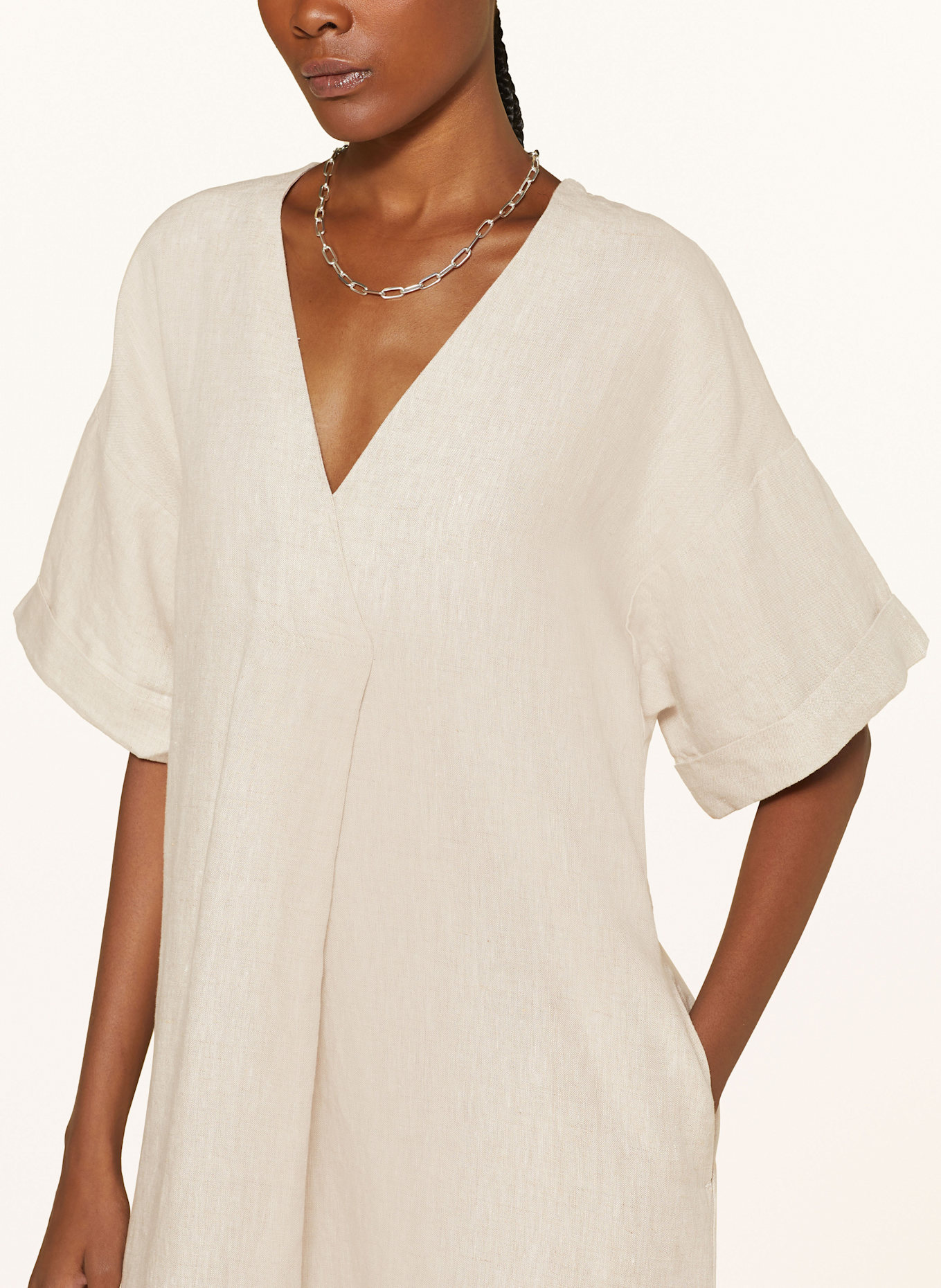 InWear Leinenkleid SOLINAIW: BEIGE