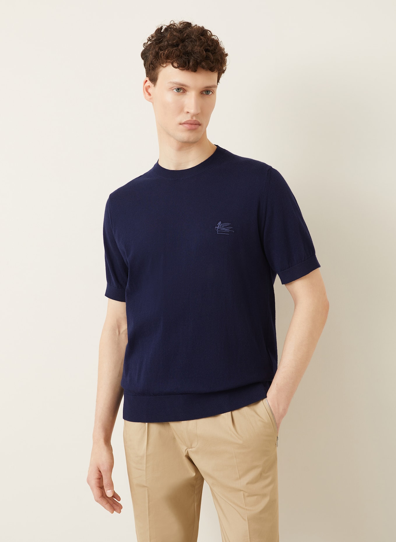 ETRO Strickshirt: DUNKELBLAU