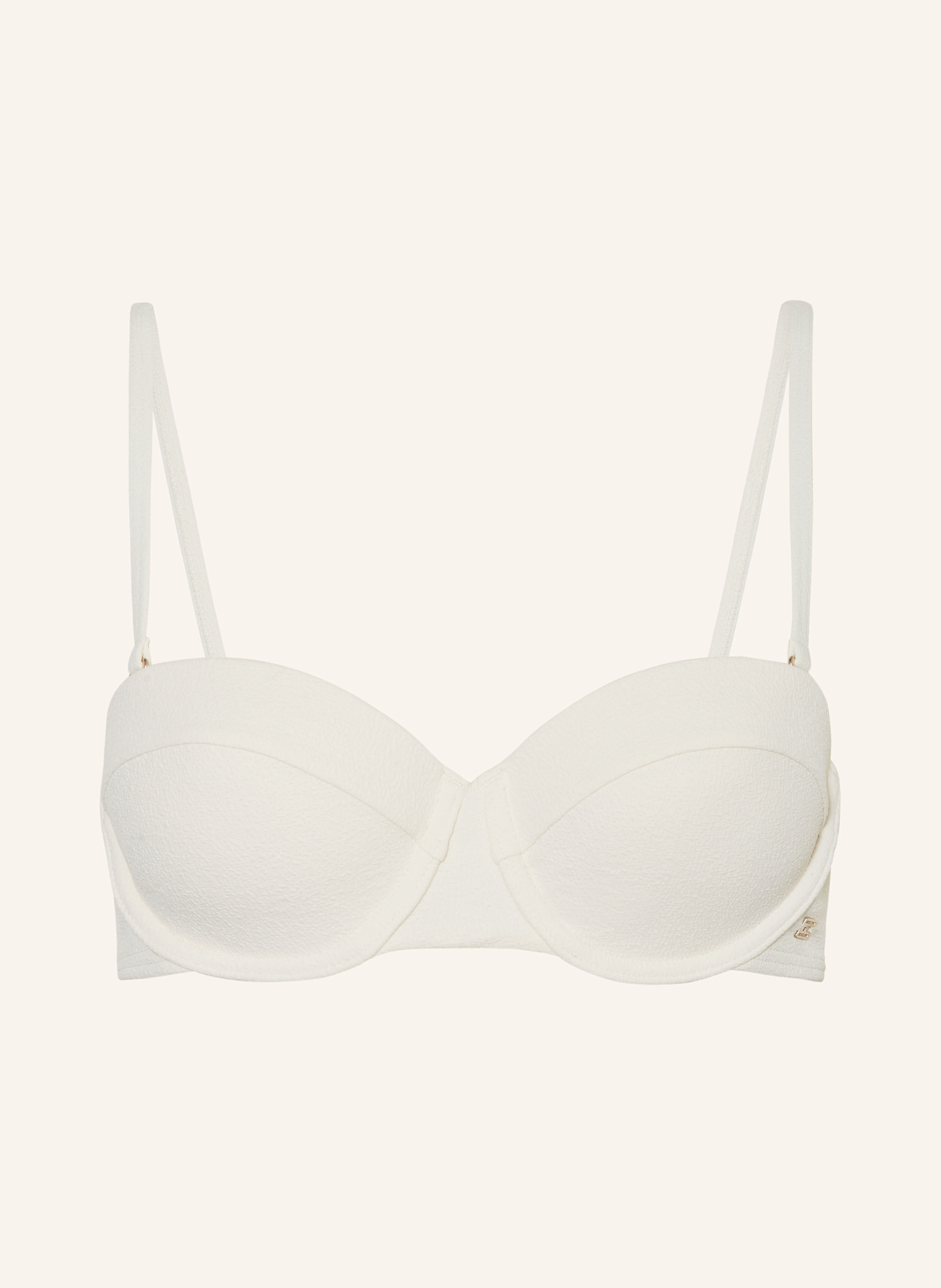 TOMMY HILFIGER Bügel-Bikini-Top: WEISS