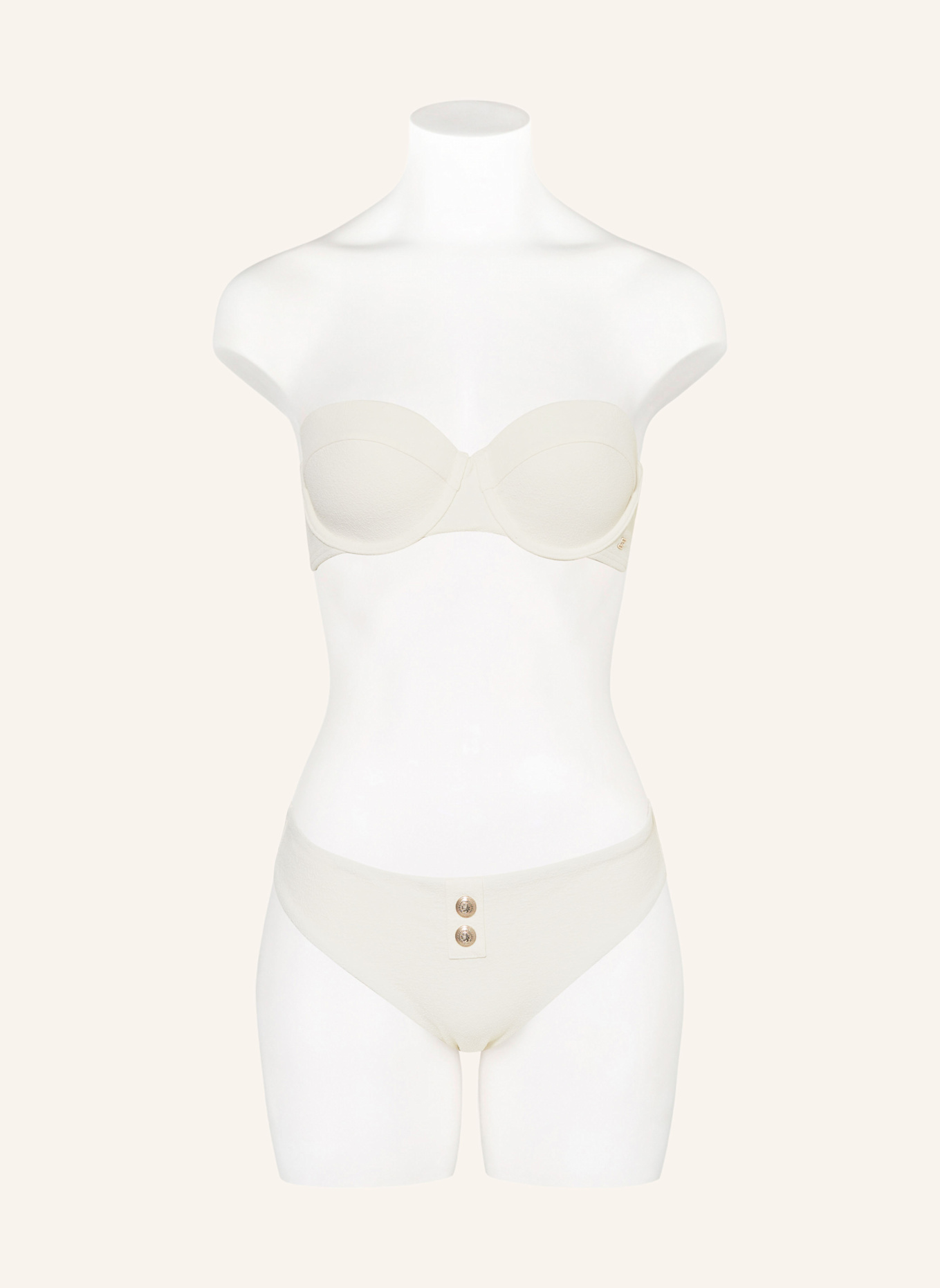 TOMMY HILFIGER Bügel-Bikini-Top: WEISS
