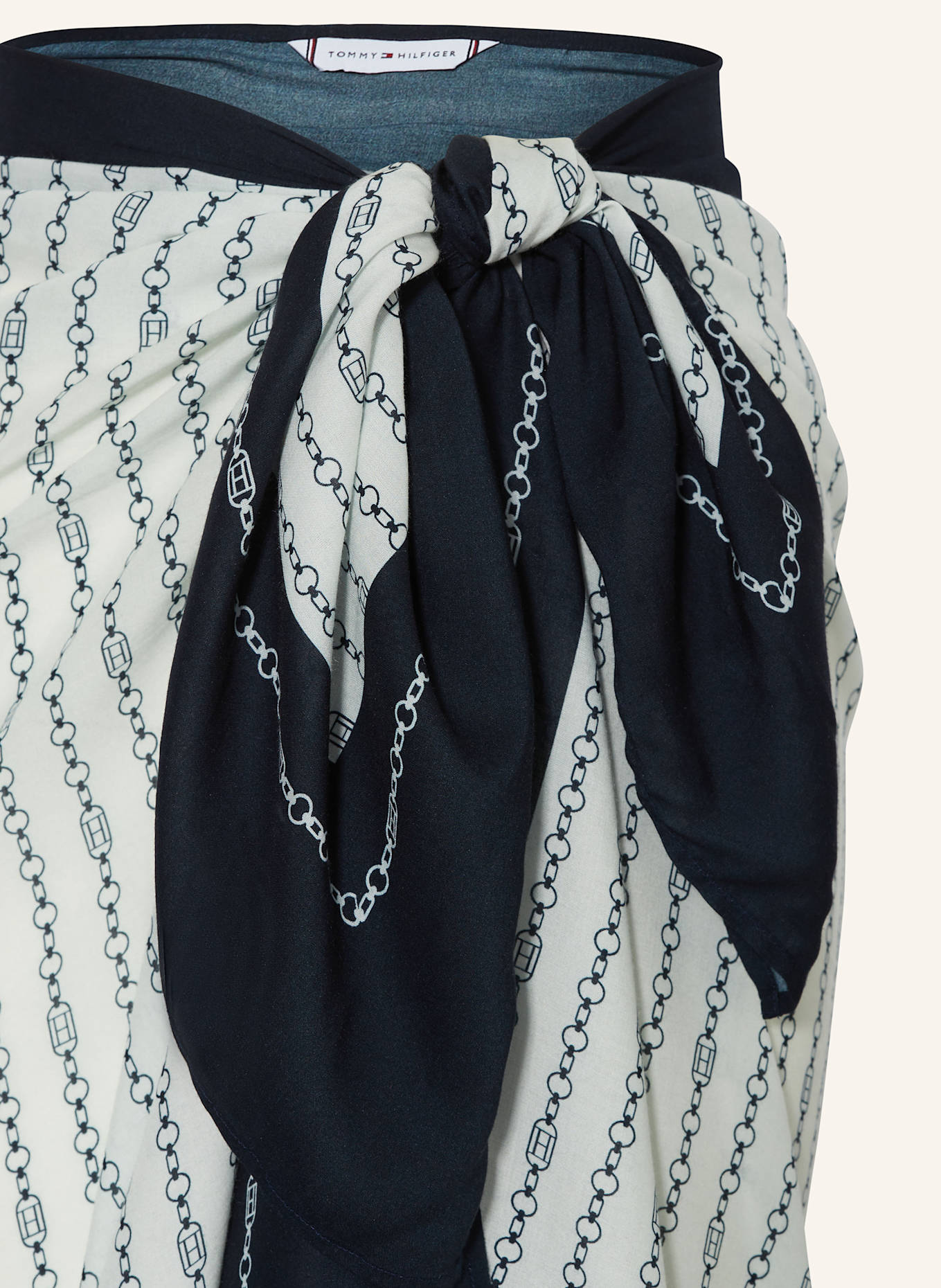 TOMMY HILFIGER Pareo, Farbe: DUNKELBLAU/ WEISS (Bild 3)
