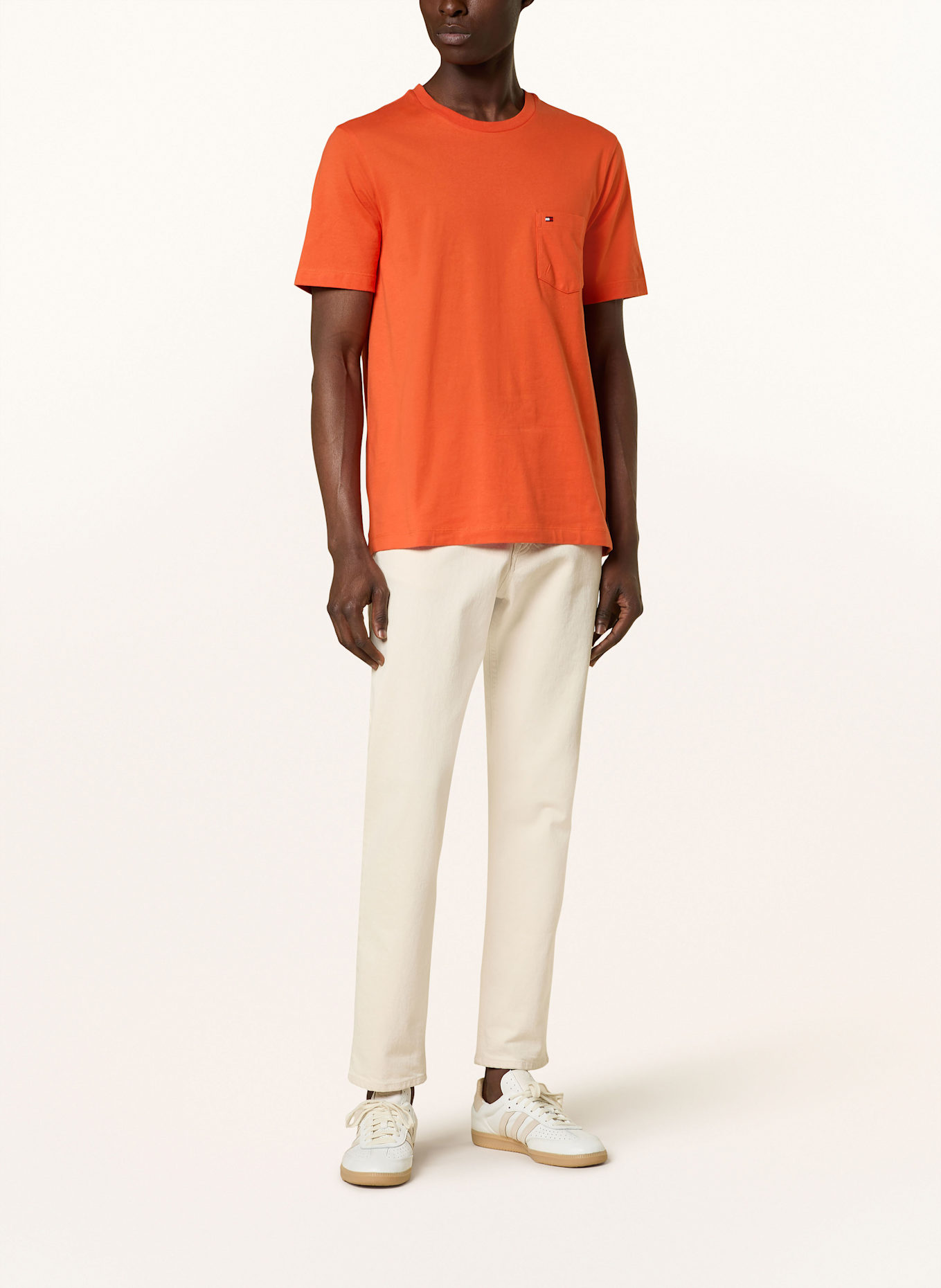 TOMMY HILFIGER Tričko: ORANŽOVÁ