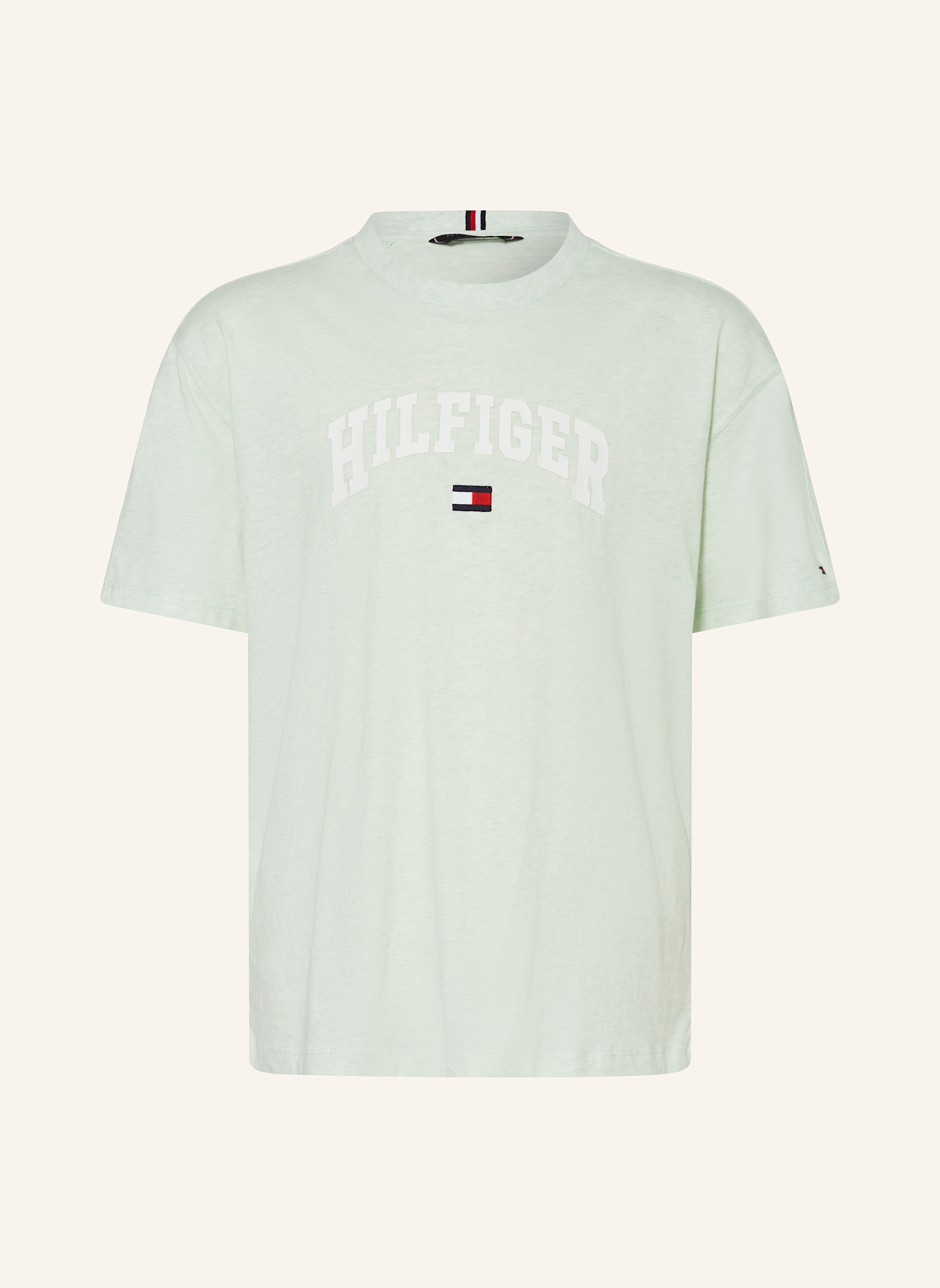 TOMMY HILFIGER T-Shirt: HELLGRÜN