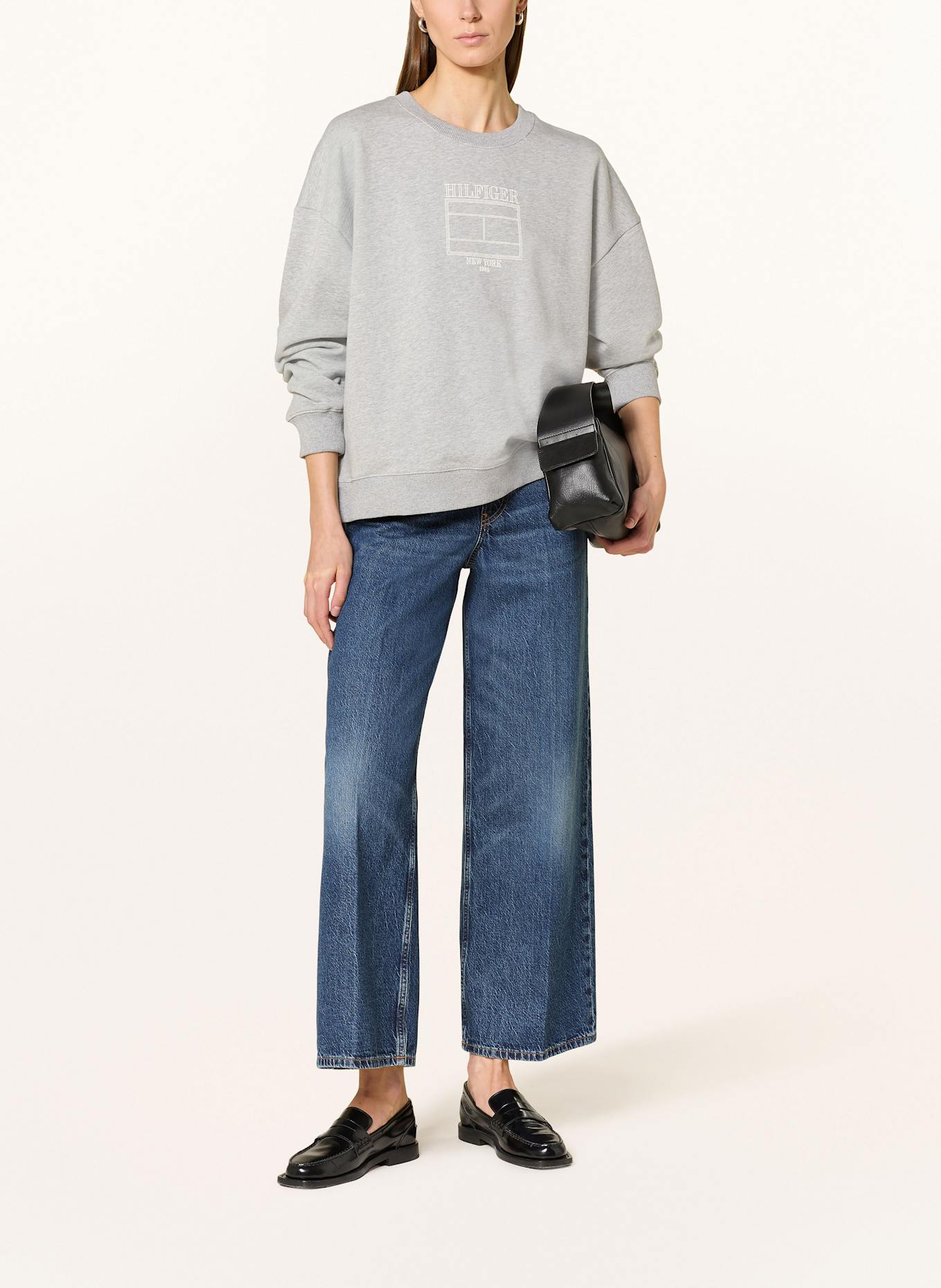 TOMMY HILFIGER Bluza nierozpinana: SZARY