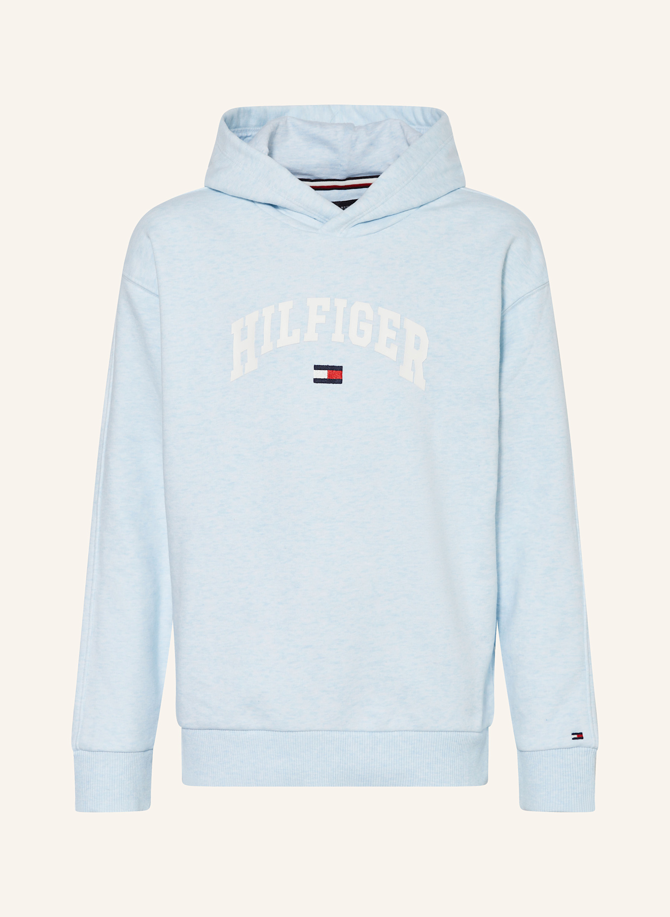 TOMMY HILFIGER Hoodie: HELLBLAU