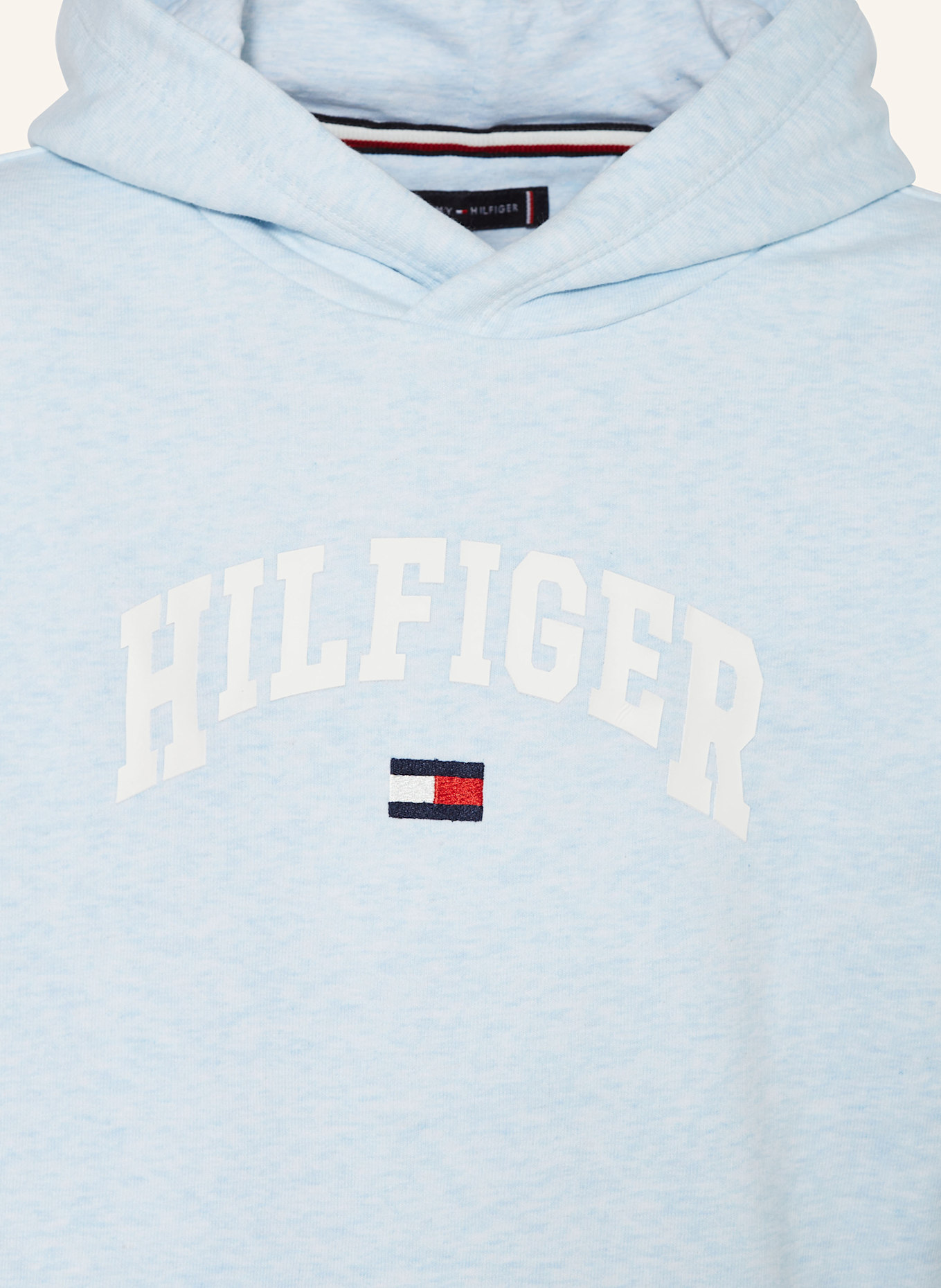 TOMMY HILFIGER Hoodie: HELLBLAU