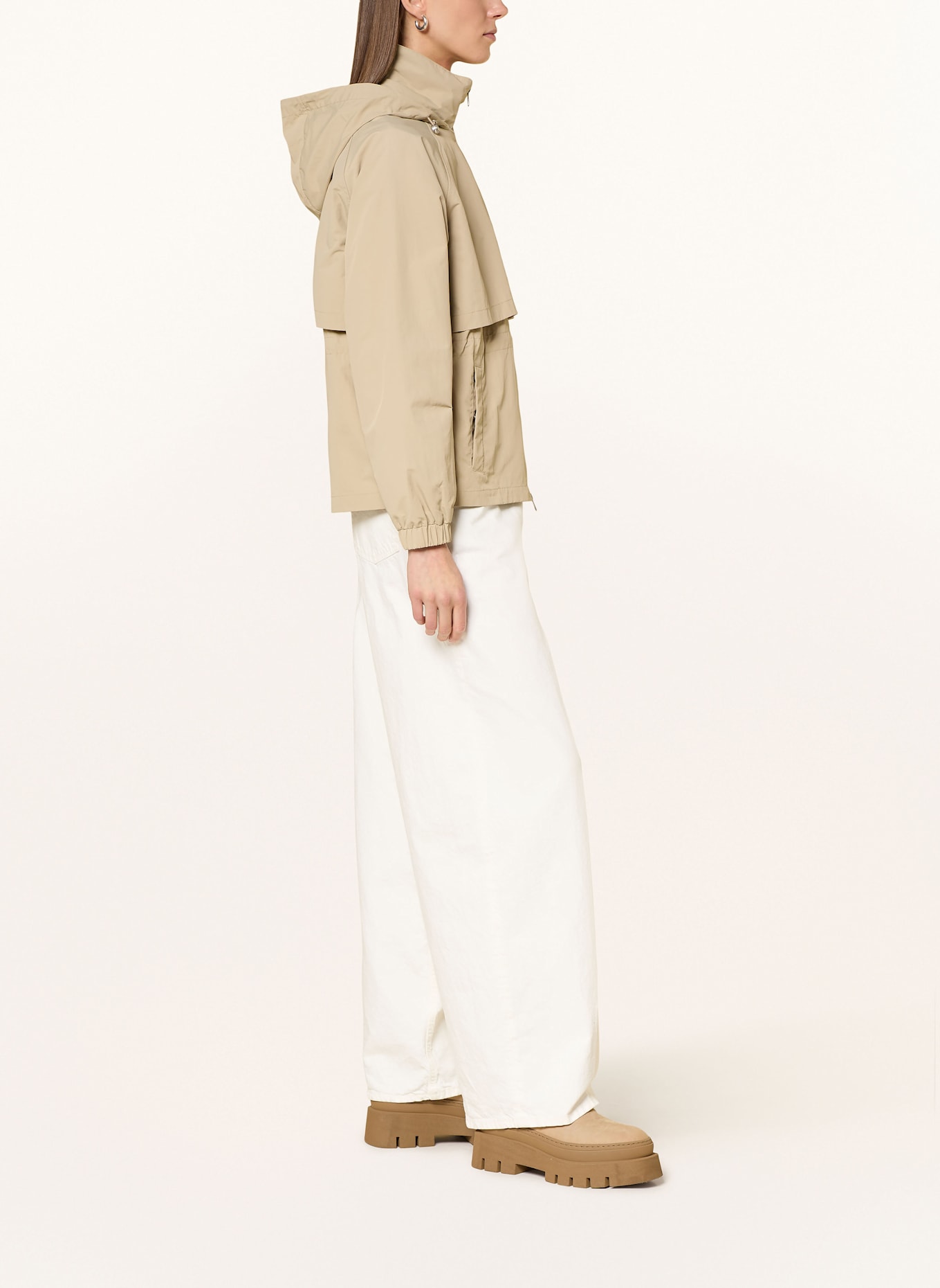 TOMMY HILFIGER Wind breaker: BEIGE