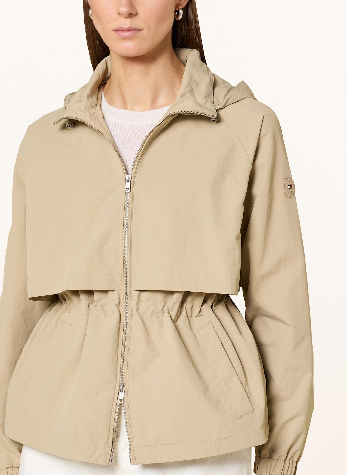 TOMMY HILFIGER Wind breaker: BEIGE