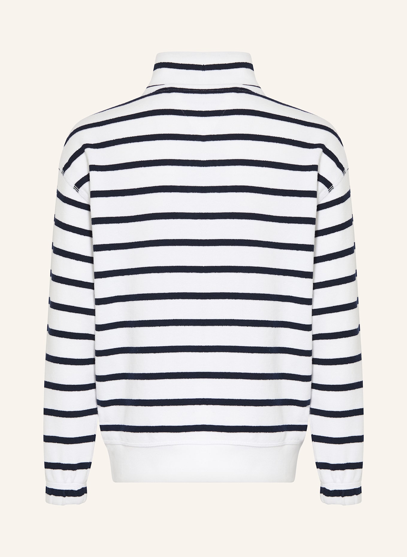 TOMMY HILFIGER Sweat-Troyer, Farbe: WEISS/ DUNKELBLAU (Bild 2)