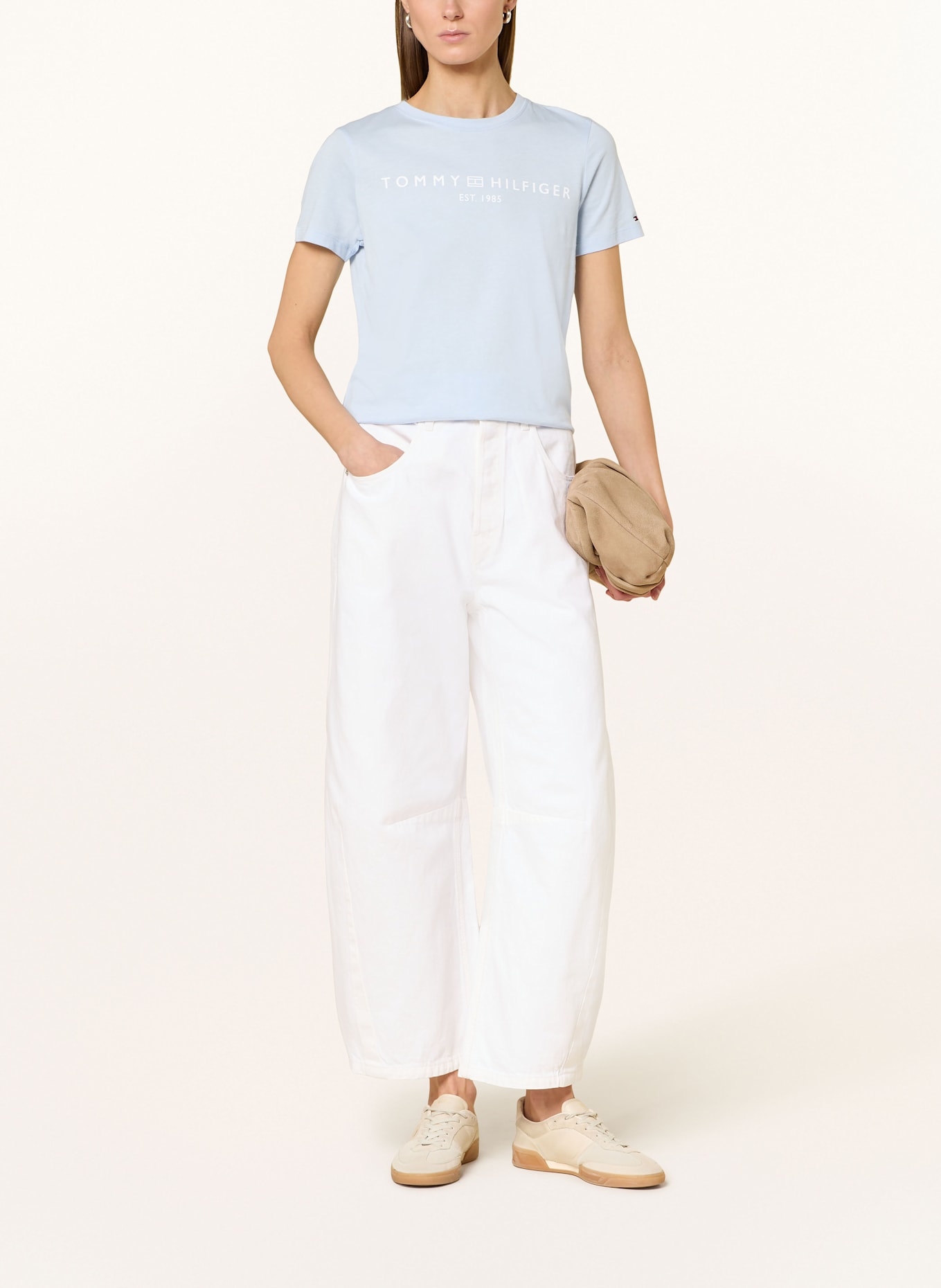 TOMMY HILFIGER T-Shirt: HELLBLAU