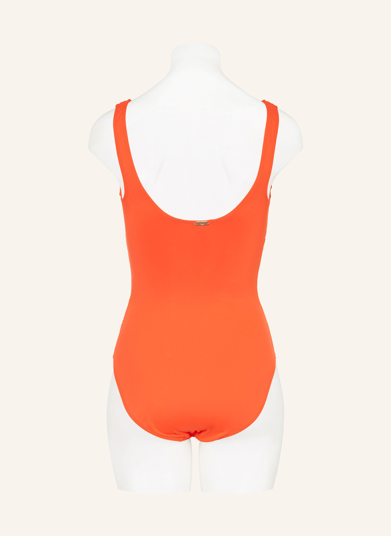 LAUREN RALPH LAUREN Plavky s kosticemi BEACH CLUB SOLIDS: ORANŽOVÁ