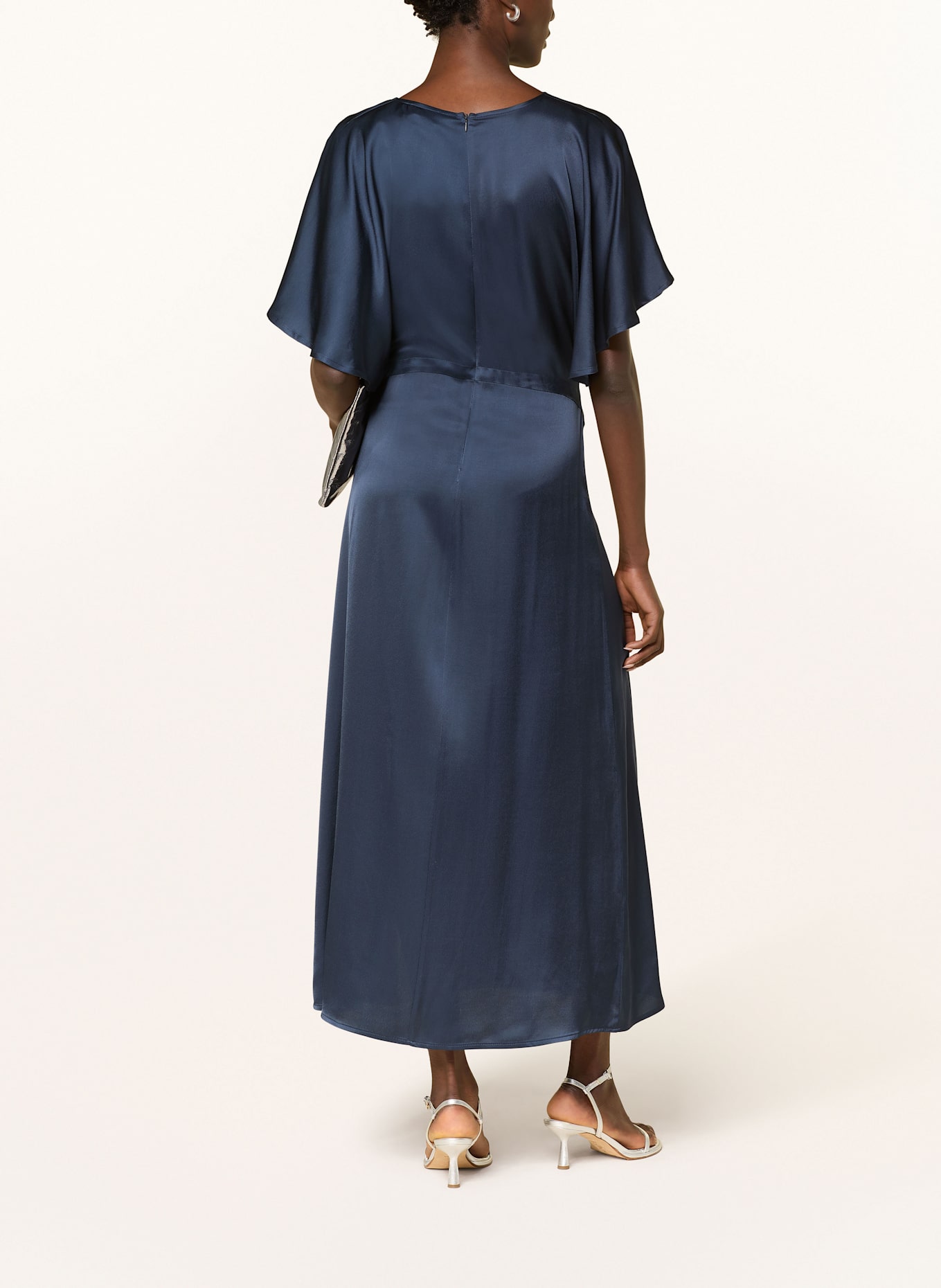 ottod'ame Satinkleid FVA: DUNKELBLAU