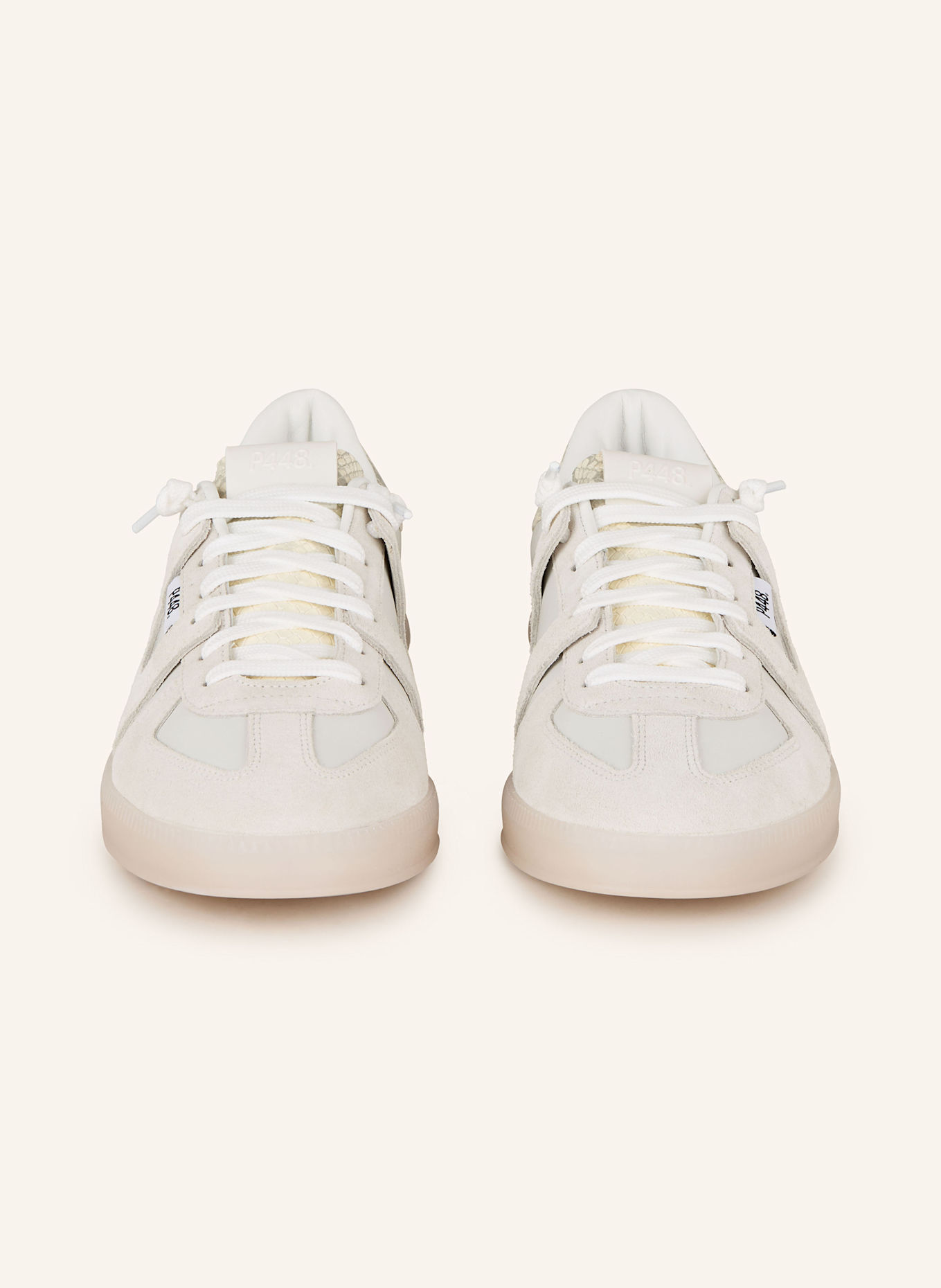 P448 Sneakers MONZA2: ECRU / LIGHT GRAY