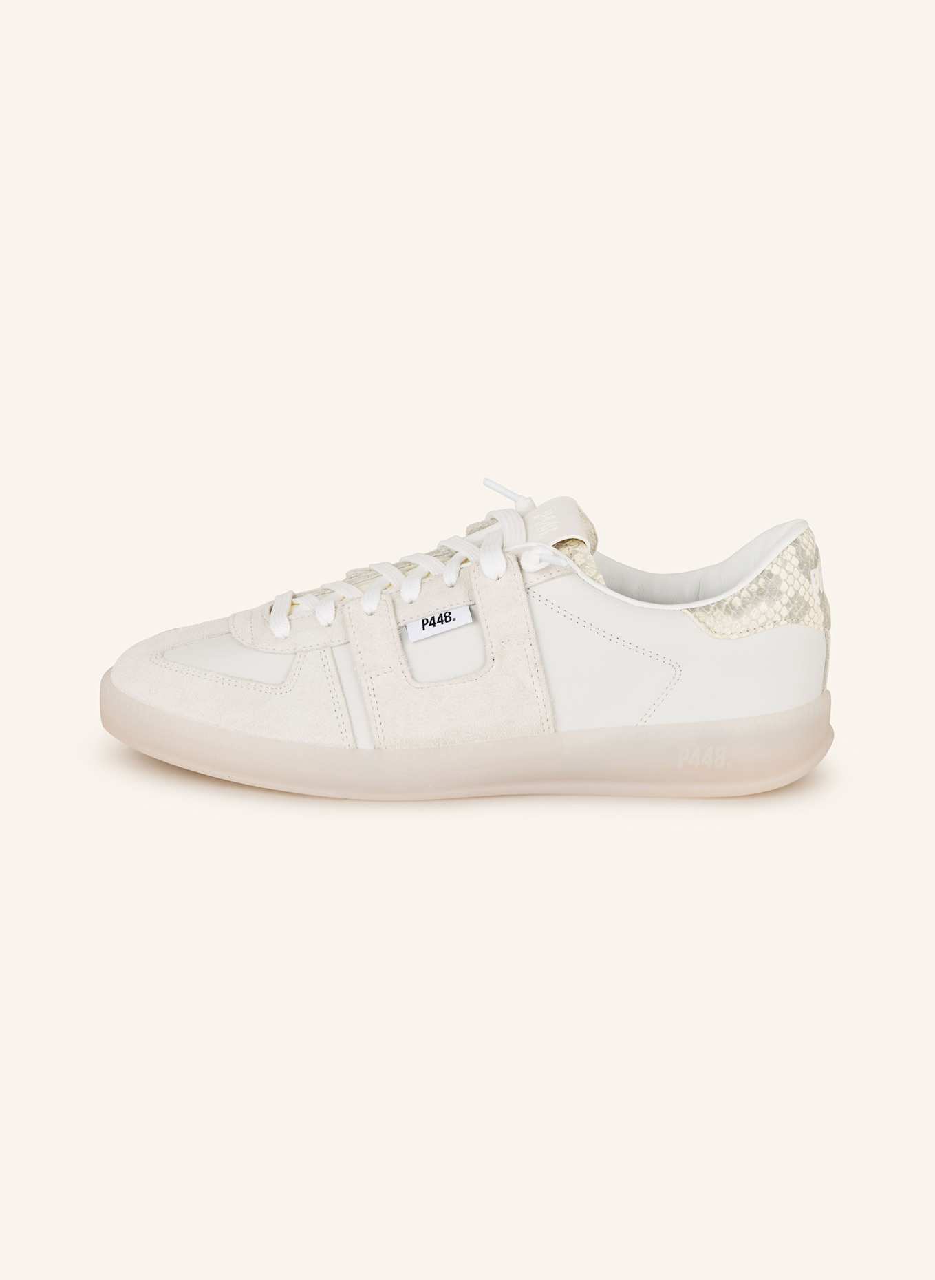 P448 Sneakers MONZA2: ECRU / LIGHT GRAY