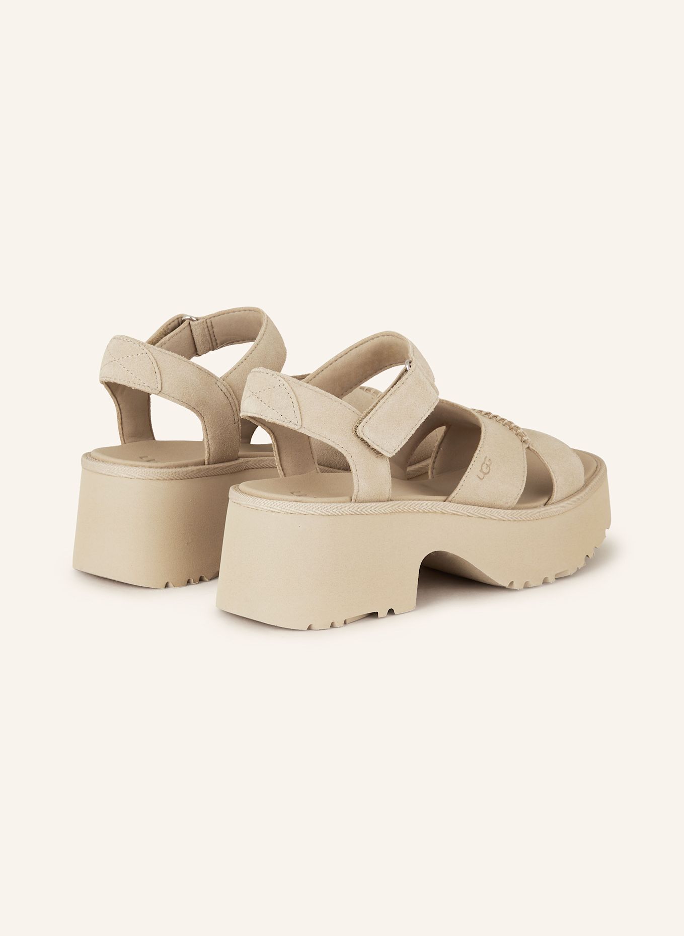 UGG Plateau-Sandalen NEW HEIGHTS: CREME