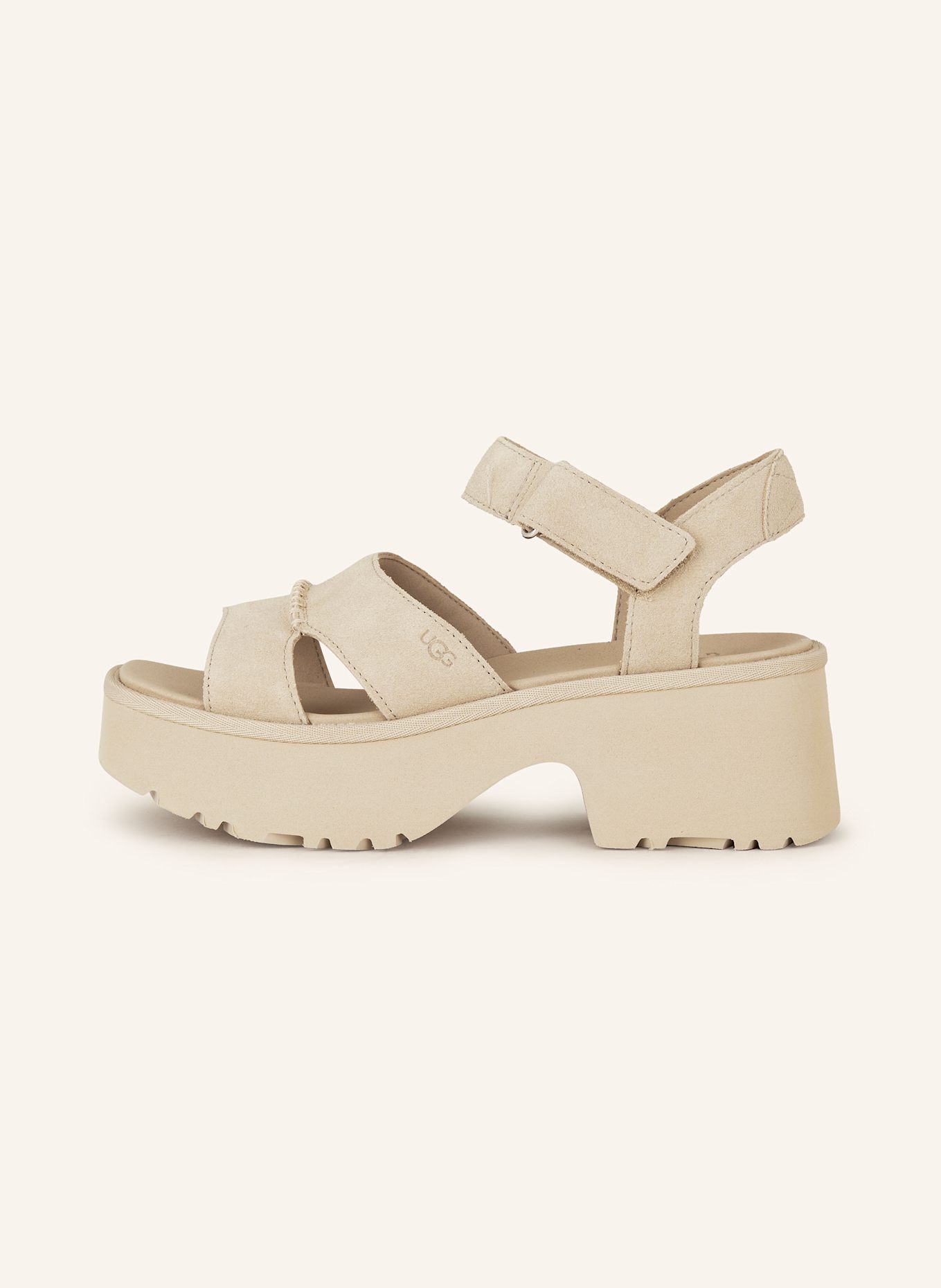 UGG Plateau-Sandalen NEW HEIGHTS: CREME