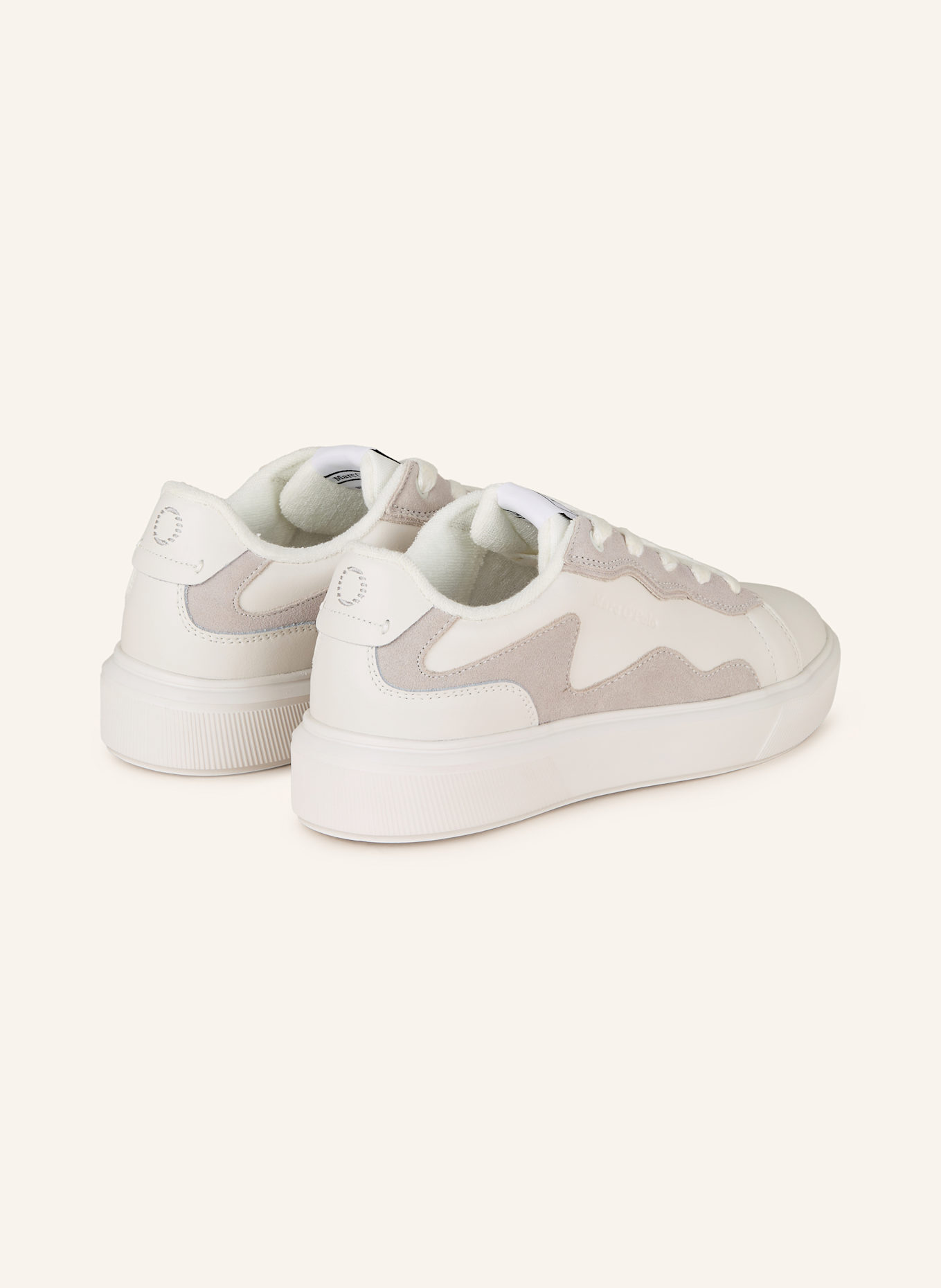 Marc O'Polo Sneakers: WHITE / LIGHT GRAY